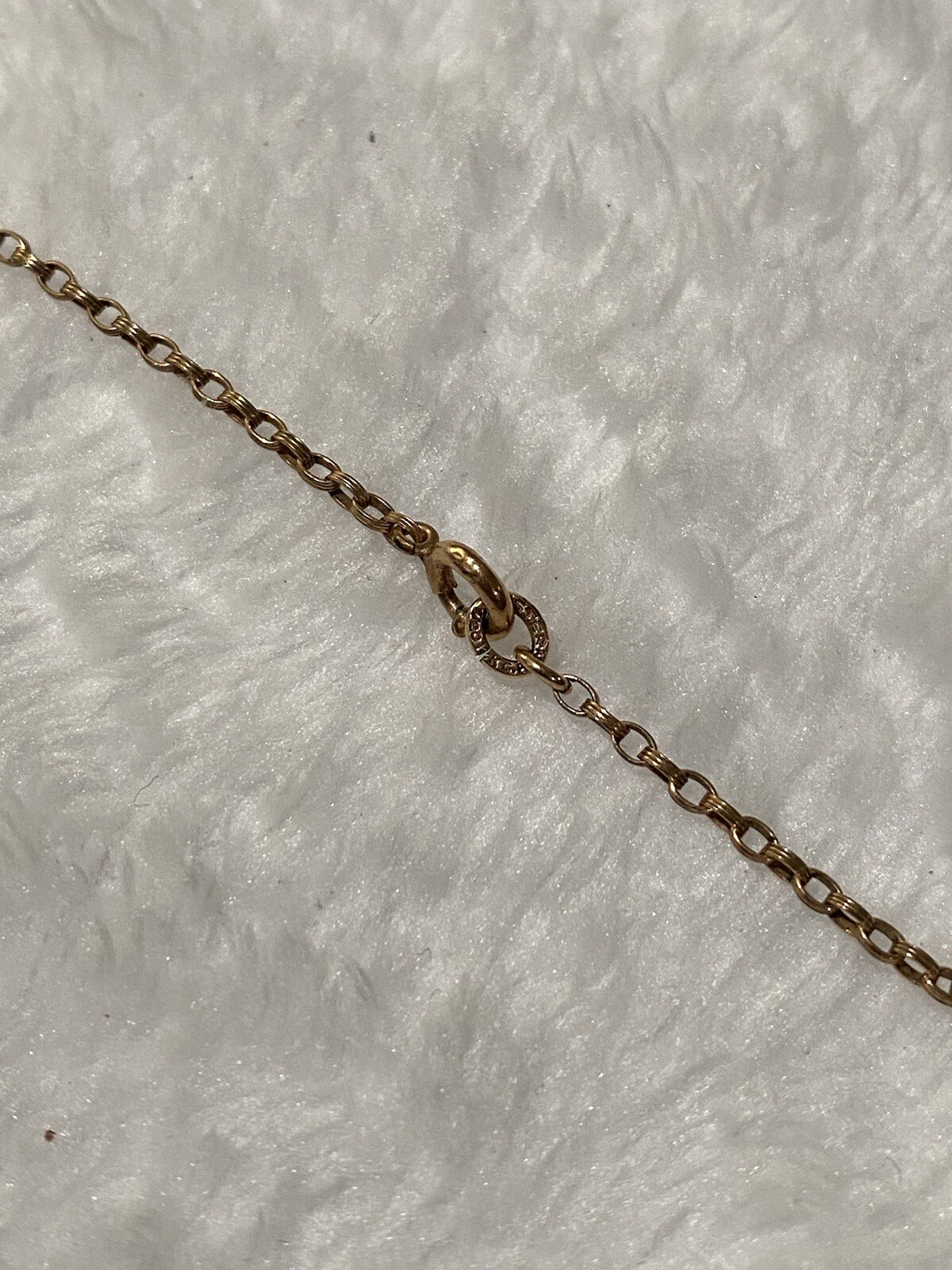 1/20 12k GF Vintage Sterling Silver Flower Necklace 16in