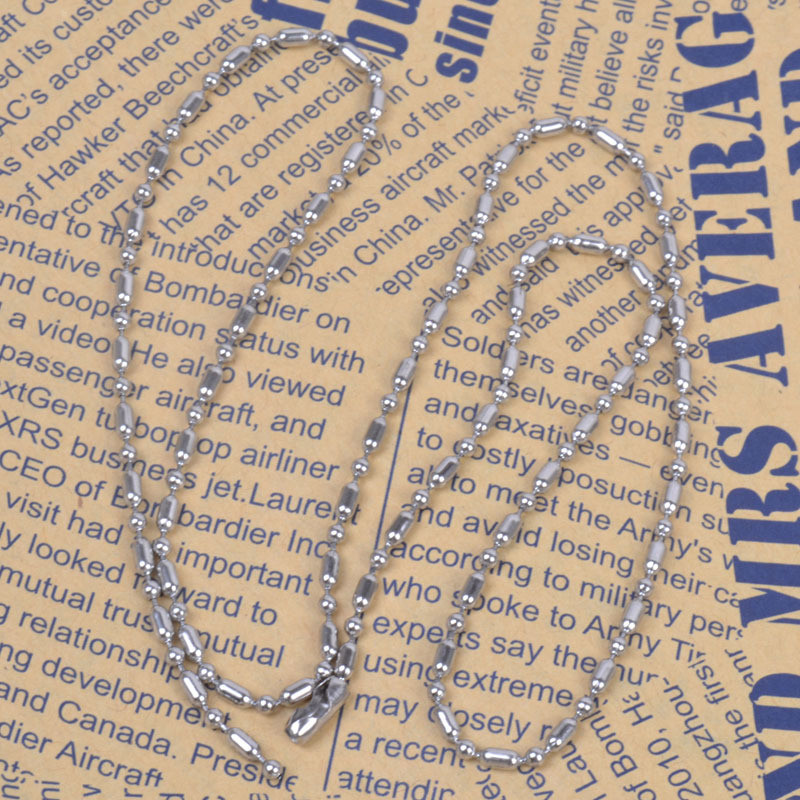 16″-40″100pcs/Lot Fashion DIY Chain Stainless Steel 2mm Link Chain Necklace