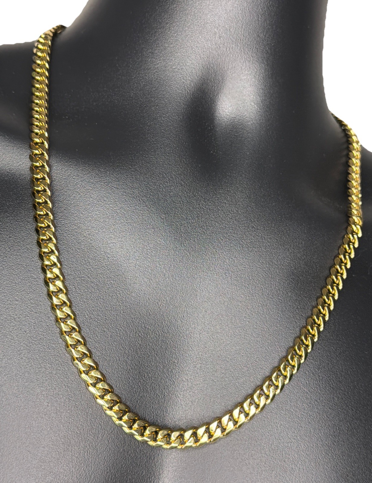 Men’s 14K Gold Filled Miami Cuban Link Chain, 8mm, 18”
