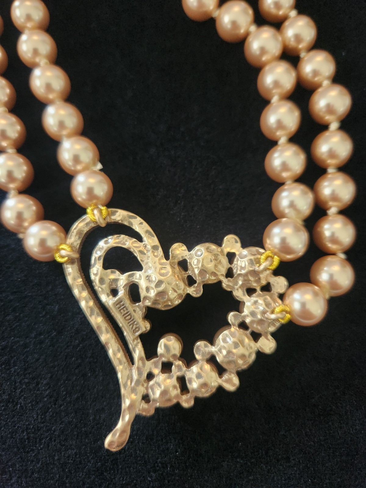 Designer Inspired Open Heart Necklace