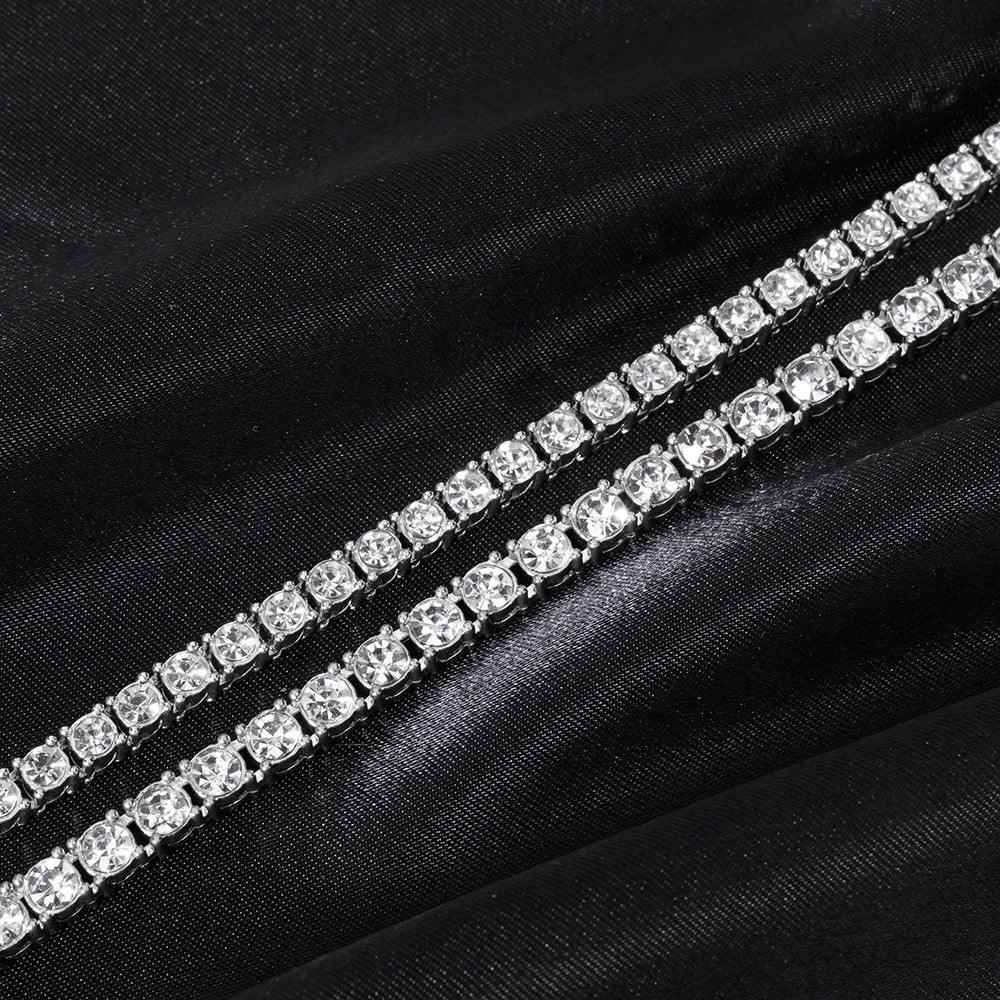 5mm Tennis Chain Necklace – Iced Out Link