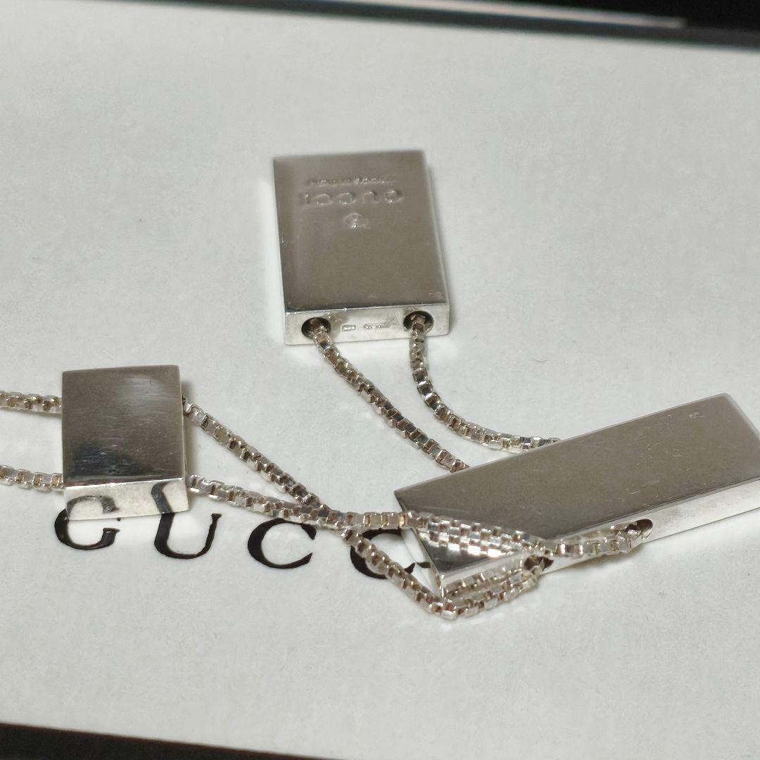 Excellent GUCCI Necklace With 3 Plates