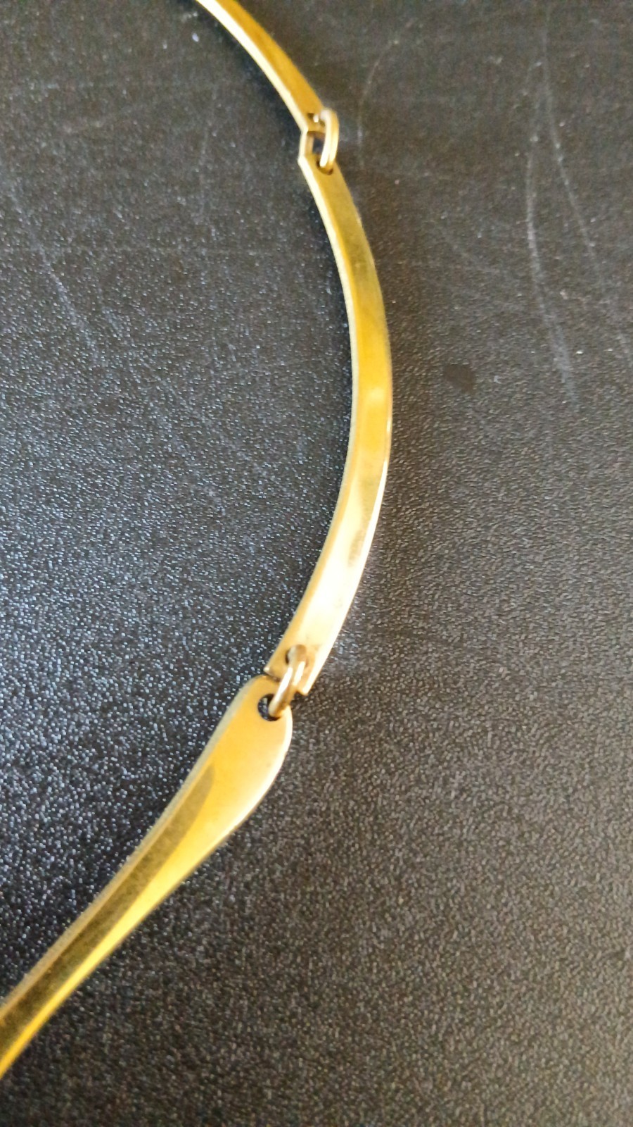 Brass Necklace And Bangle With Beautiful Enamel Design Hook Clasp