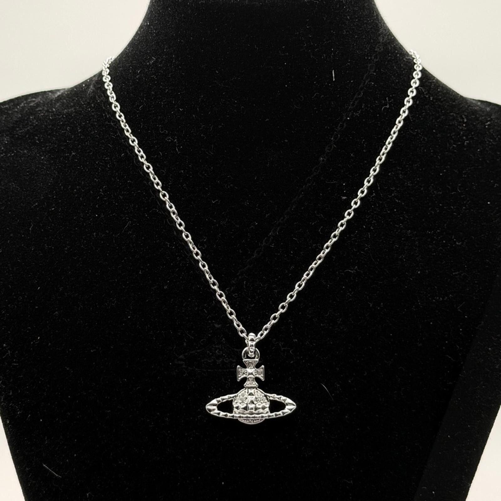 Vivienne Westwood Mayfair Bas Relief Orb Pendant Necklace