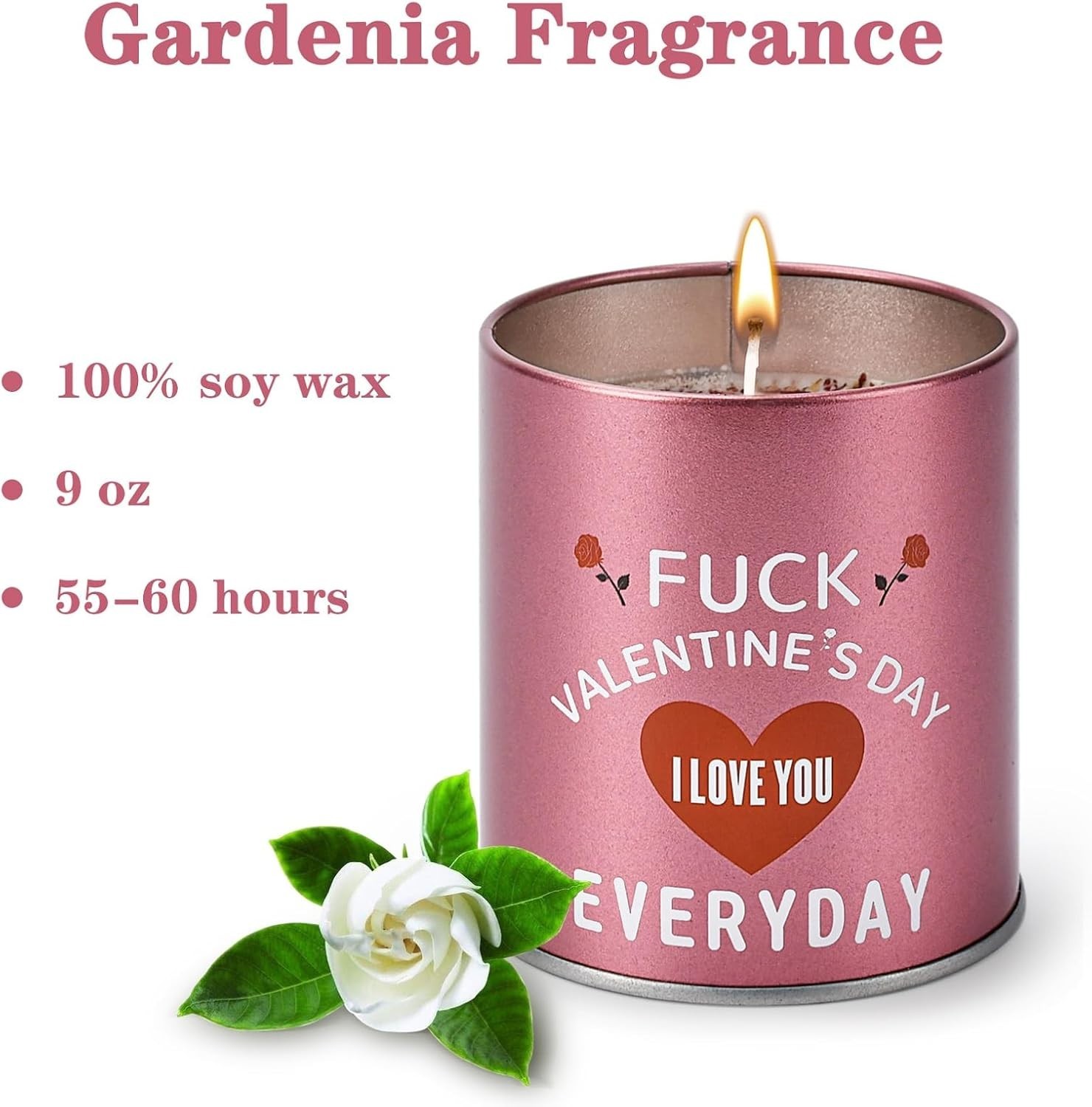 Valentines Day Gift Candles, Wife Romantic Valentine Present For Her I Love You