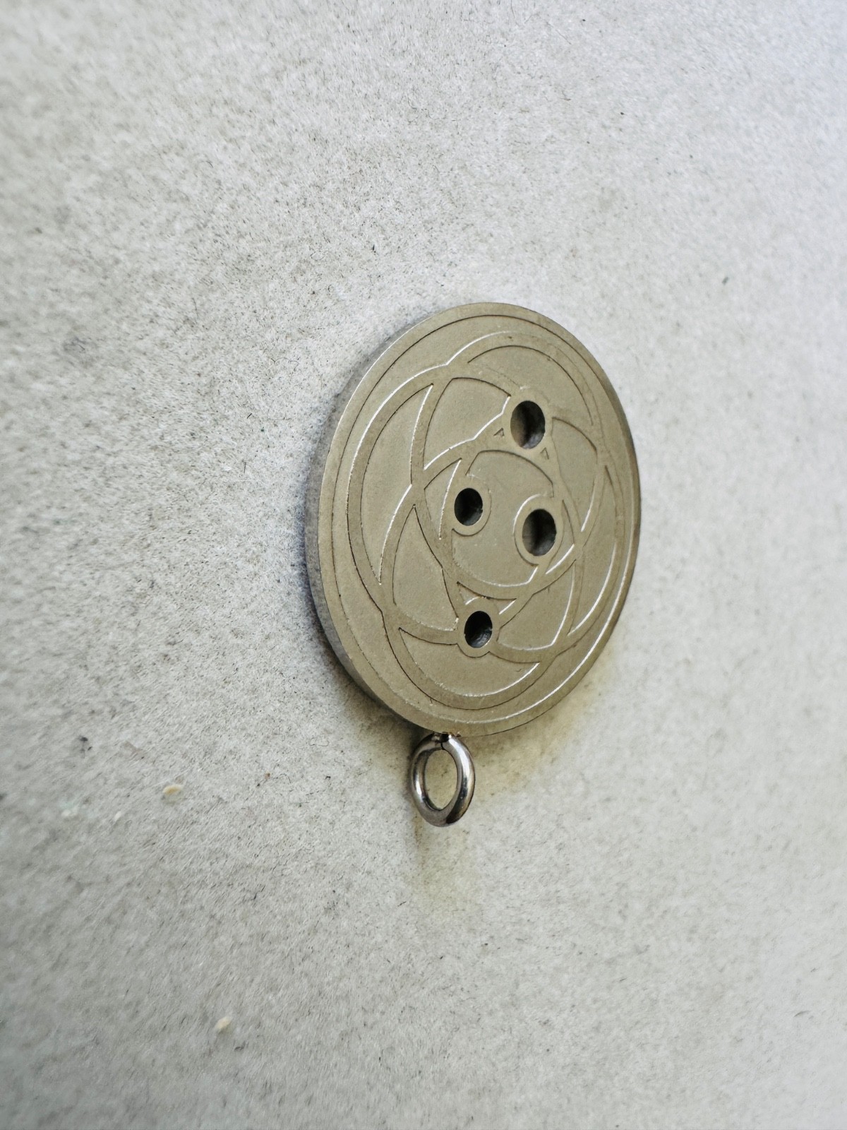 Stainless HARMONI Personal EMF Necklace Pendant 1” Large (25mm)