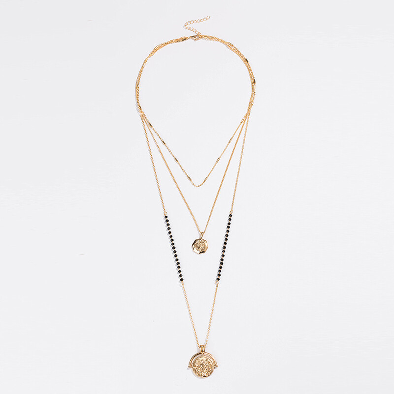 SEXY SPARKLES Multilayer Layered Layer Long Necklaces Chain for Womens Jewelry
