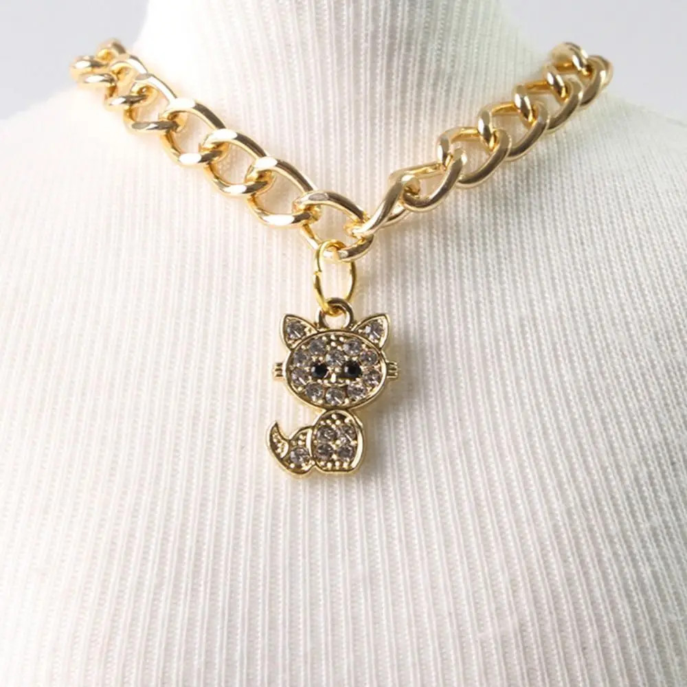 Cute Fancy Zircon Cross Pendant Medium Cosplay Design Pet Adjustable Dog Accesso
