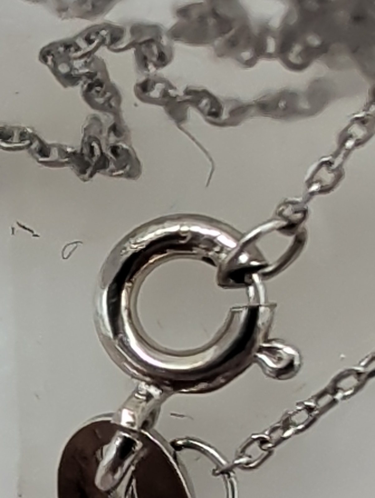 Sterling Silver Sophia Fiore Forget -Me-Not Pendant Necklace CZ 16+2 Inch