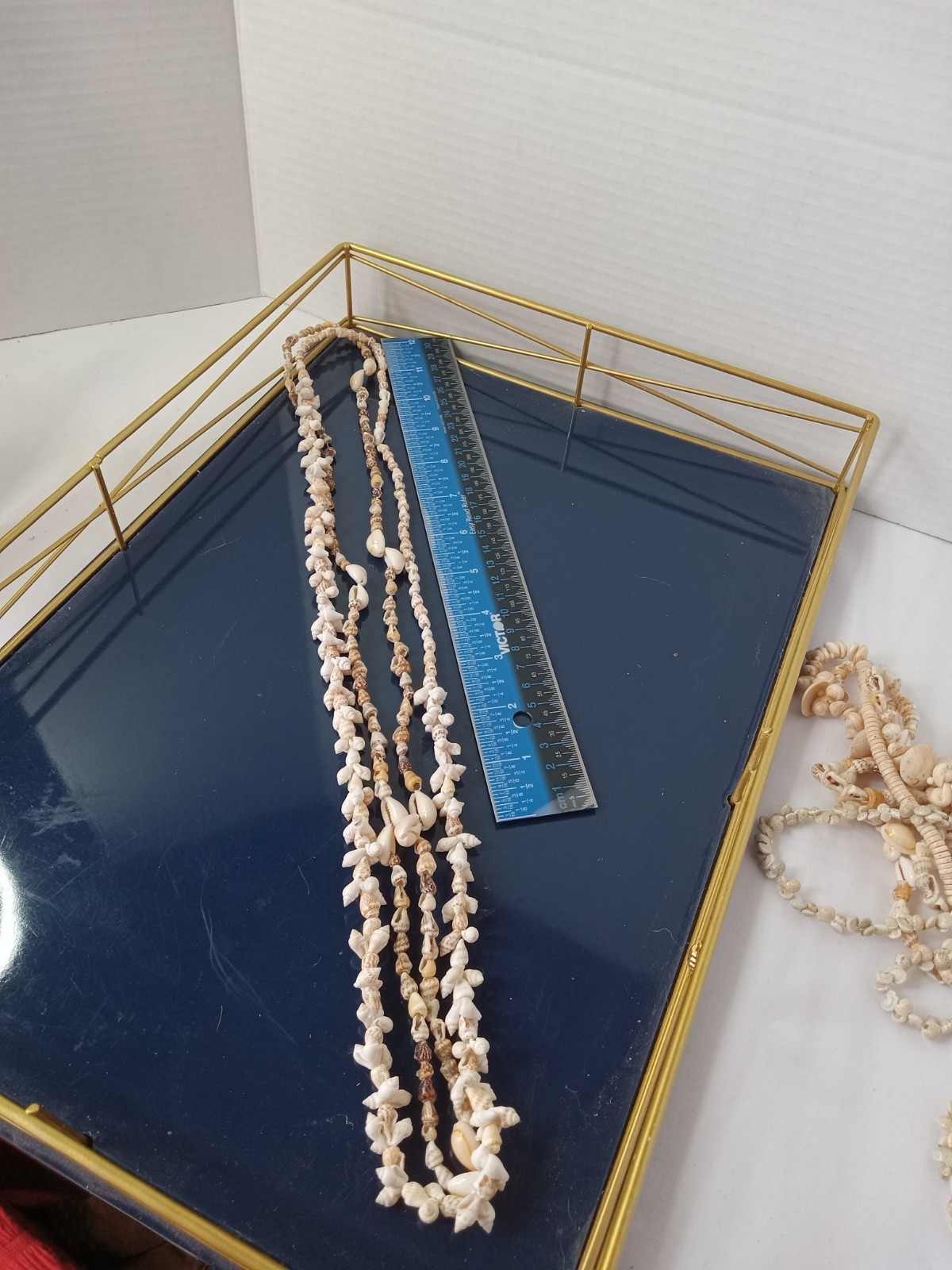 5-piece Lot Shell Necklaces Featuring Cowrie Shell and Puka Shells