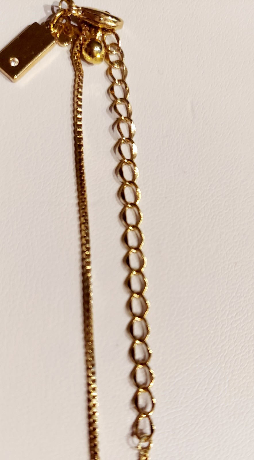 Kate Spade Emoji Necklace Tell All Love Struck Heart Eyed Gold Tone Cute 17-20″