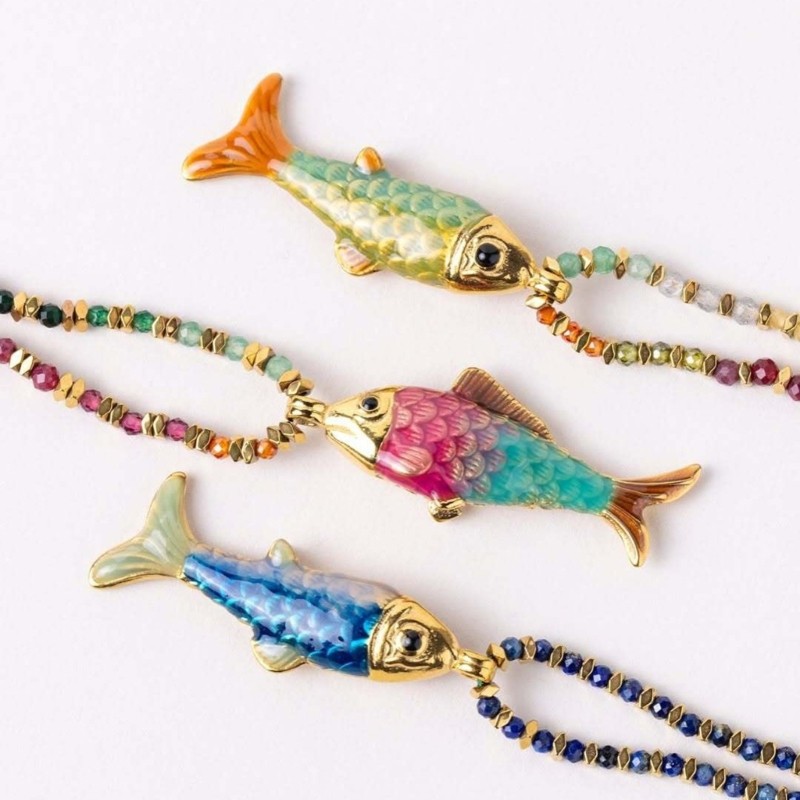 Versatile Marine Life Inspired Necklace Stainless Steel Chain
