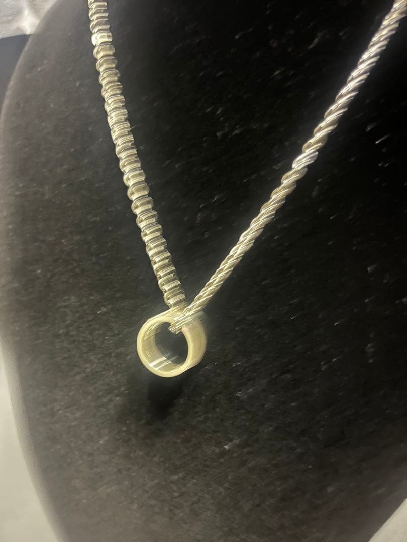 Shining Beauty! GUCCI G Logo Ring, Size 8, Ring & Necklace Set.