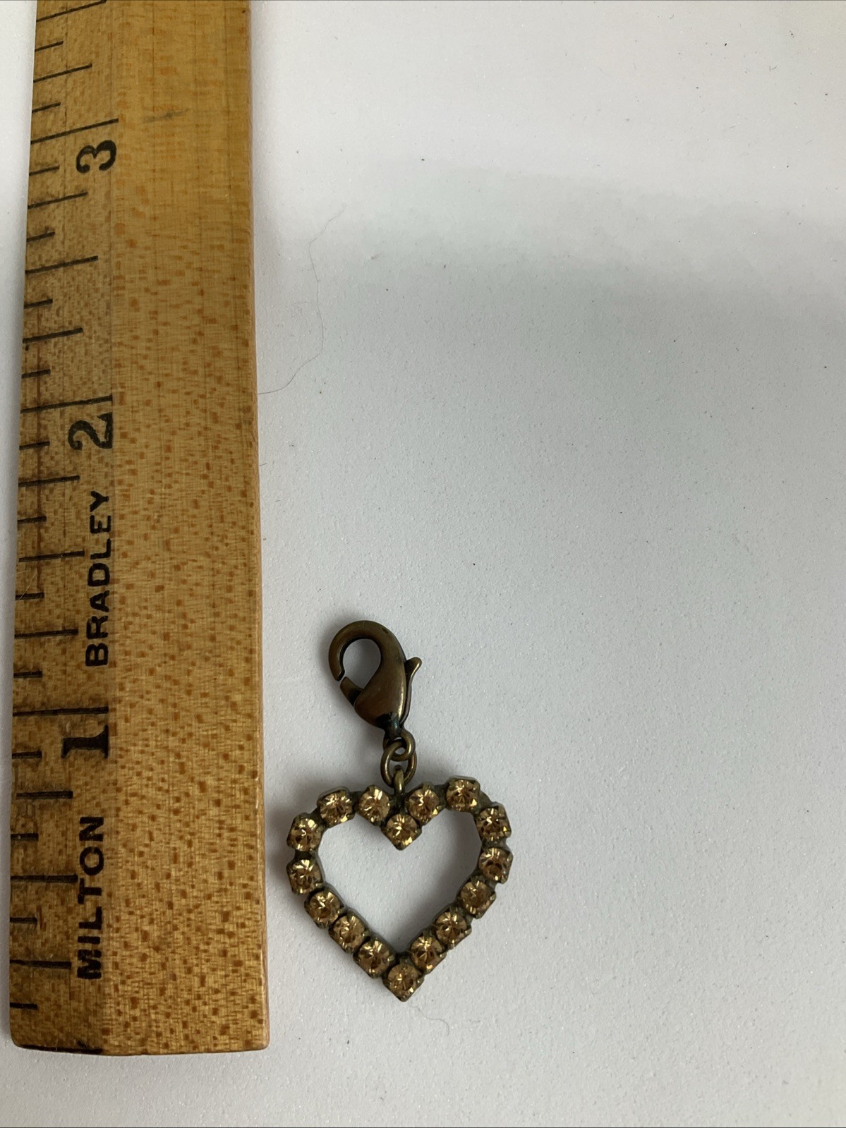 SABIKA Modern Diva Heart Pendant Gold Shadow Pendant Charm S12 Authentic Swarov