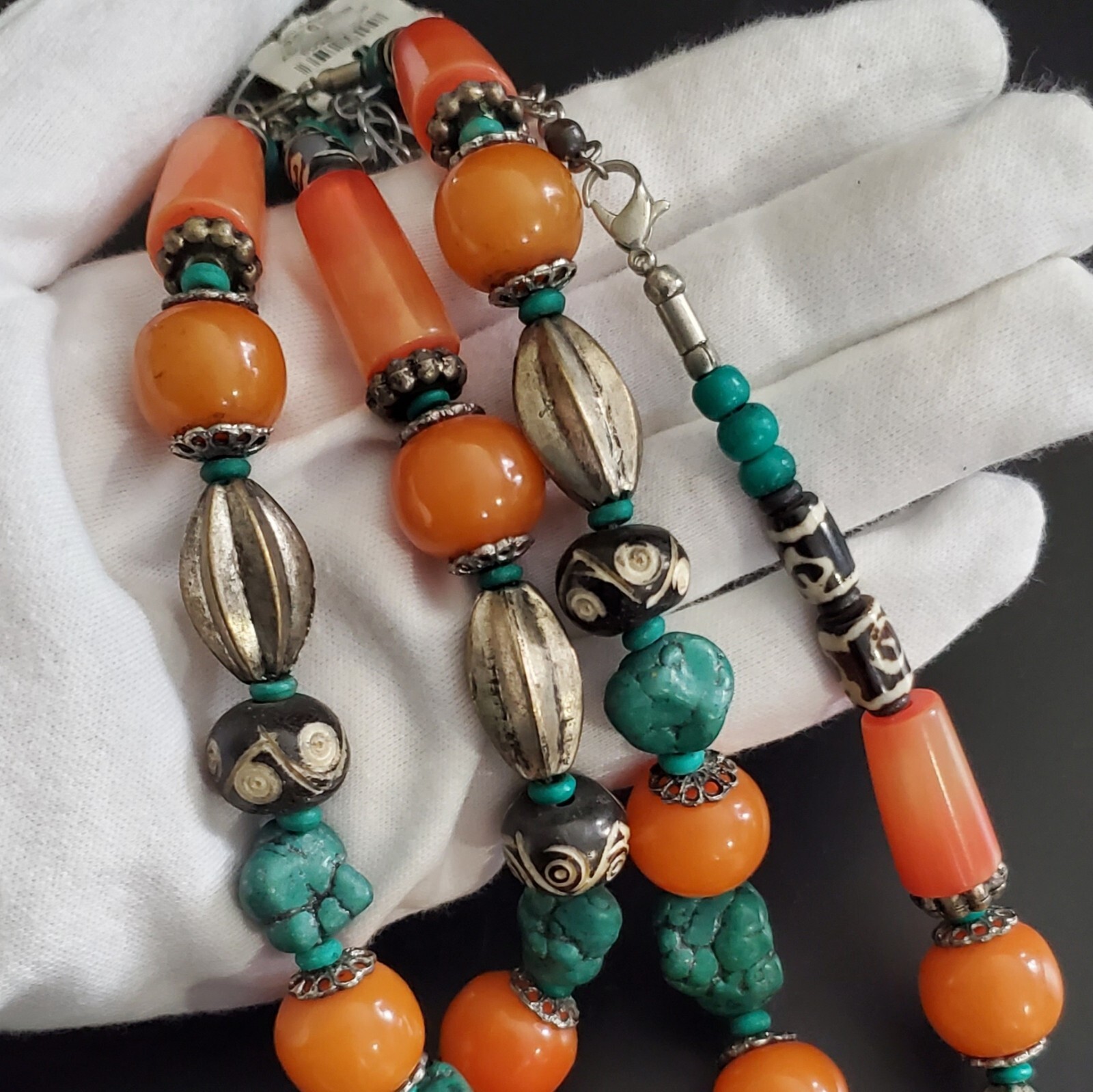 NWT Bohemian Boho Lot of 2 Necklaces 19 to 22 in. World Market Exclusive India