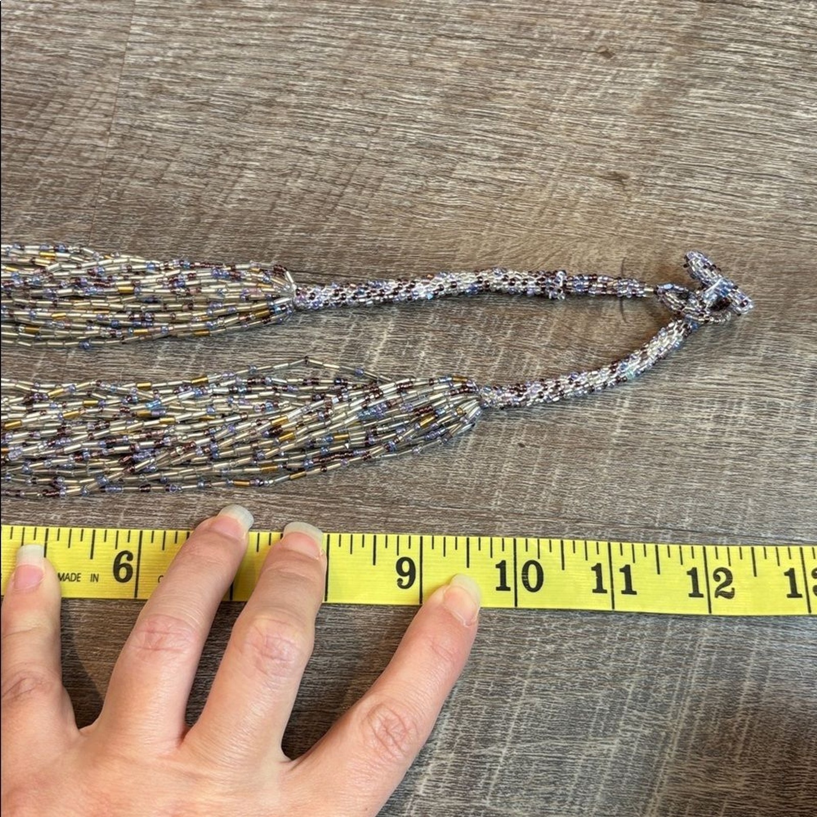 Beaded Multi-Colored Potay Necklace