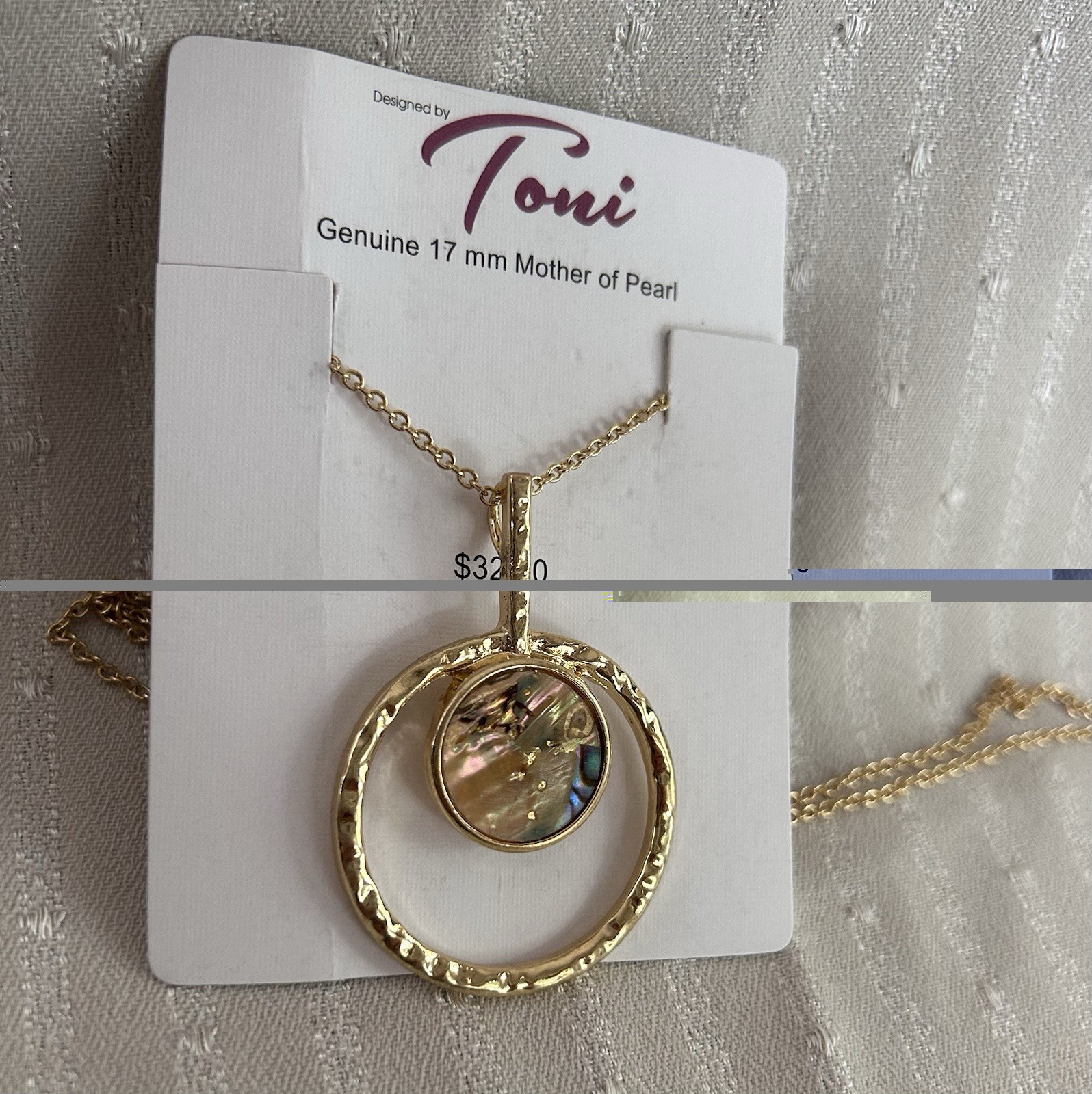 17mm Mother of Pearl Necklace **NEW**