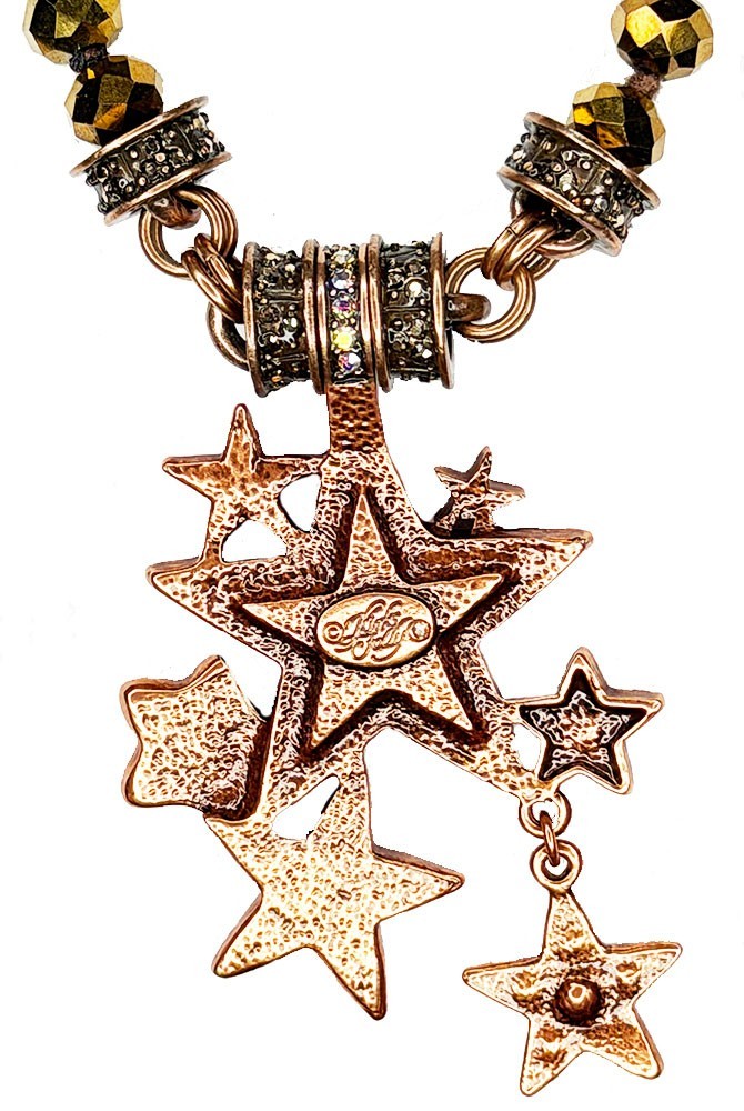 KIRKS FOLLY STAR POWER MAGNETIC NECKLACE rosetone