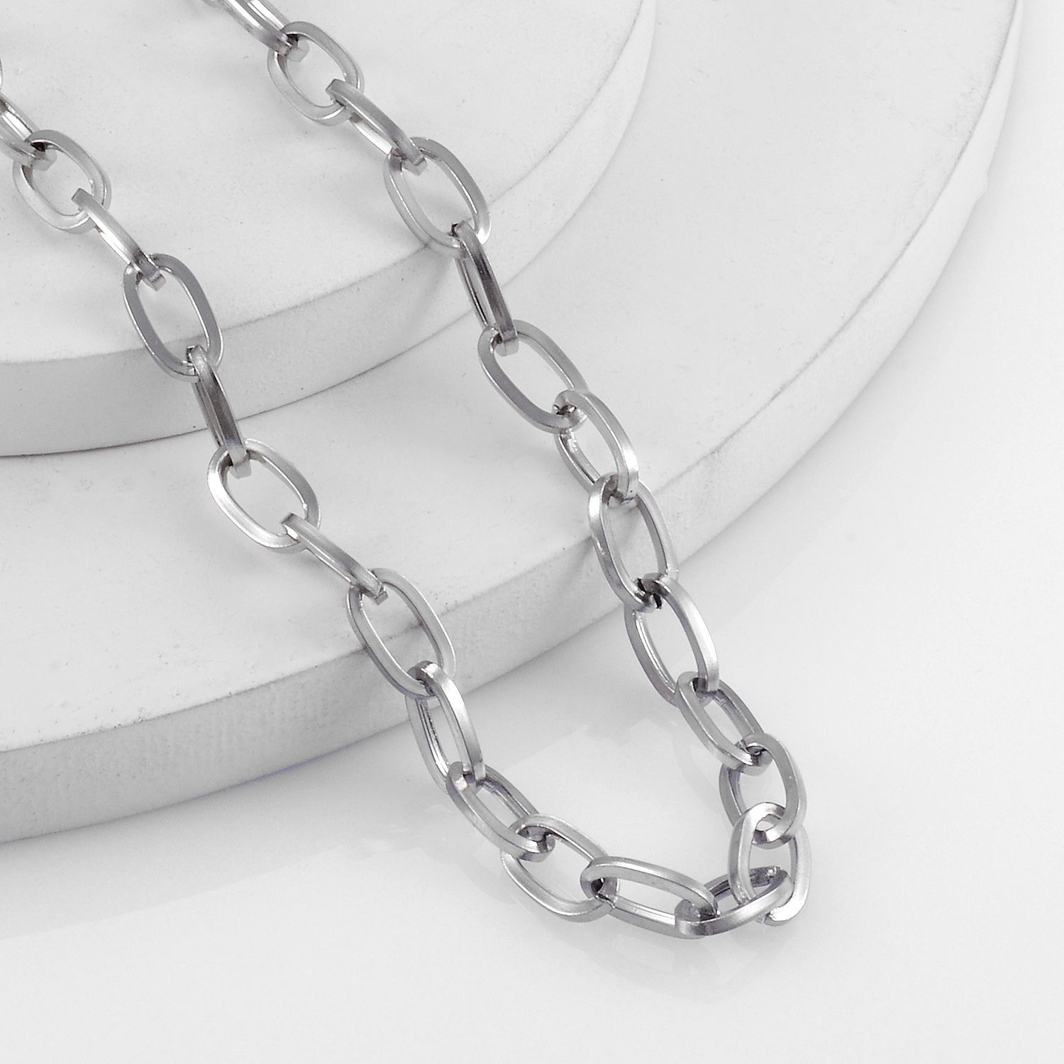 Geometric Chain Necklaces – Stainless Steel Necklace Women Jewelry Necklace 1pc