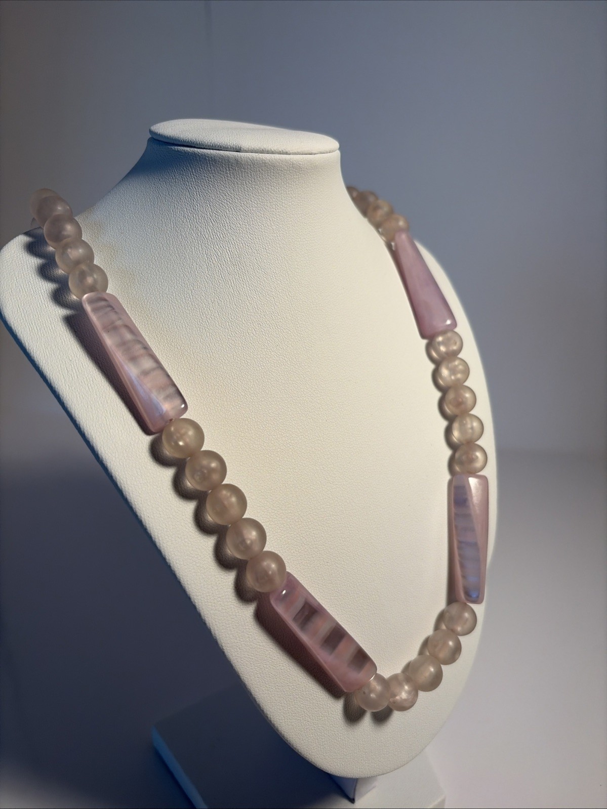 Glass Beaded Necklace Costume Jewelry