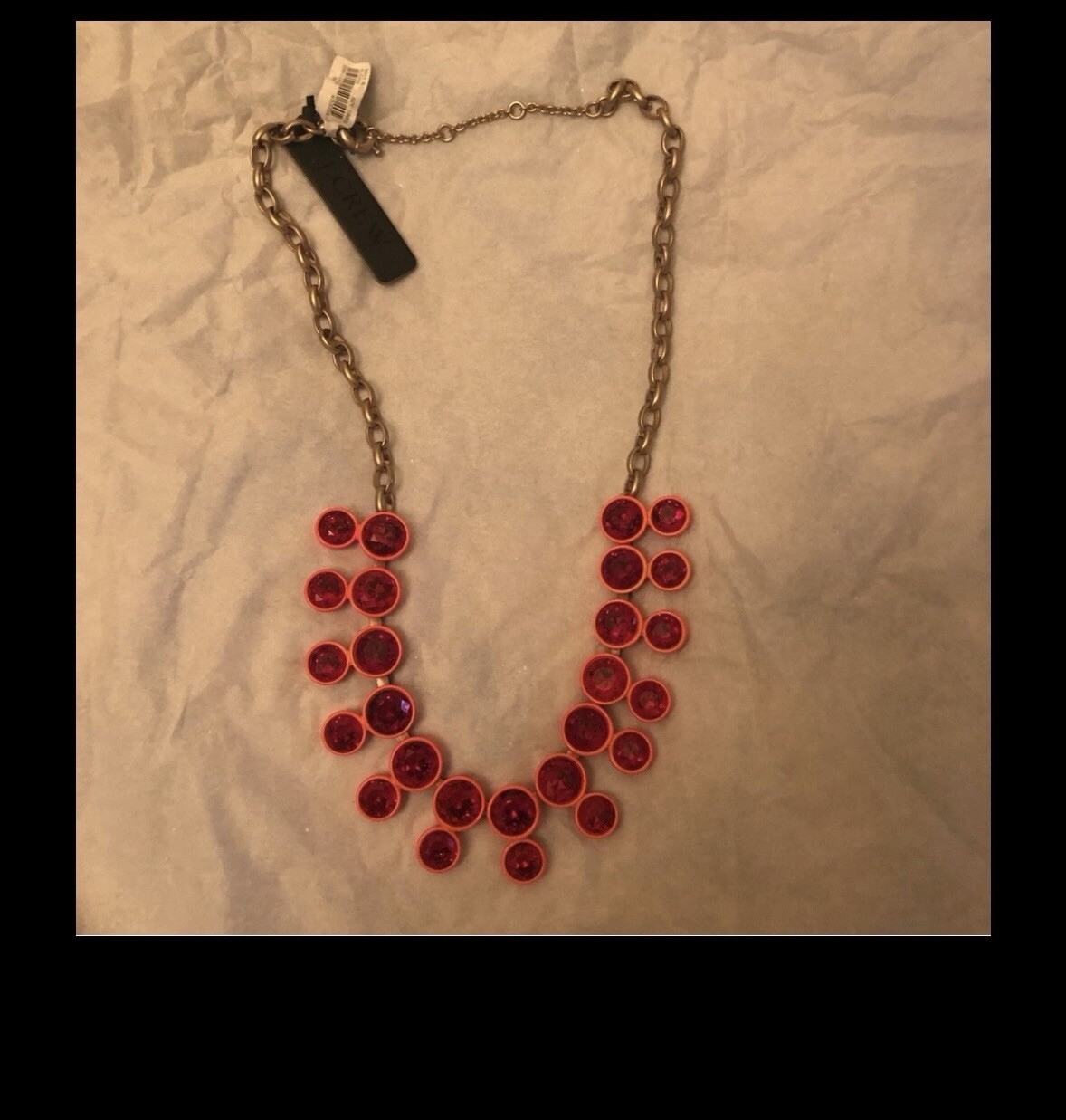 J Crew brulee necklace Bright Color Magnificent Showpiece Classic Statement