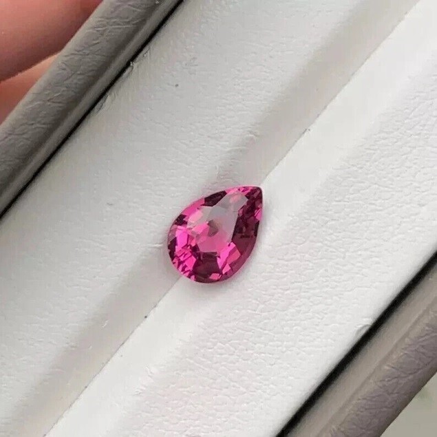 Awesome Ceylon Pink Sapphire Natural 5-7 Ct Loose Pear Cut Certified Gemstone