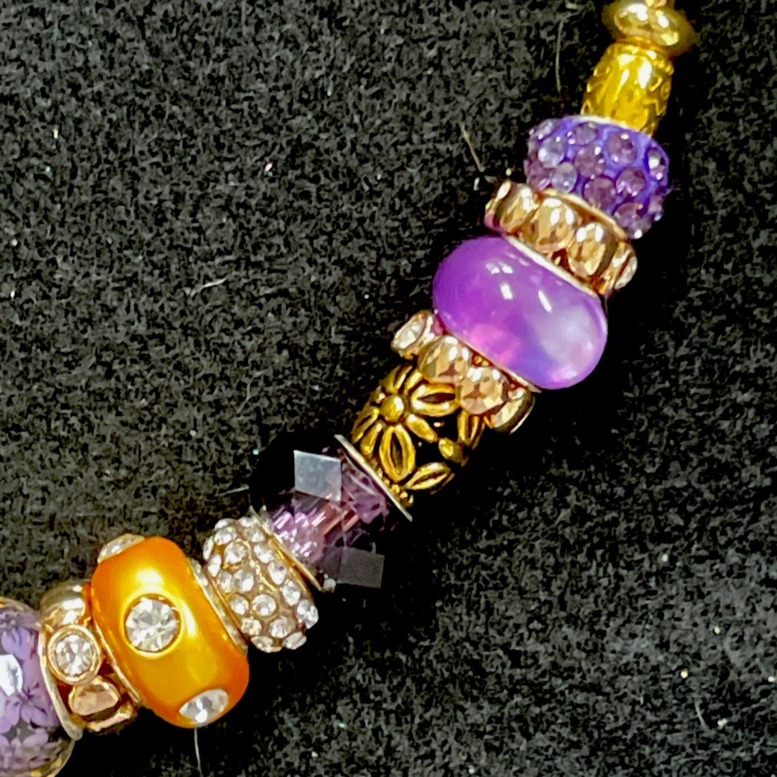 Custom 14k Gold Plated European Bead Chocker Cuff Necklace for Women