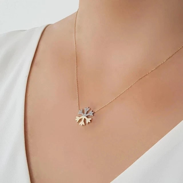 2Ct Round Cut Simulated Diamond Women’s Flower Pendant In 14K Yellow Gold Plated