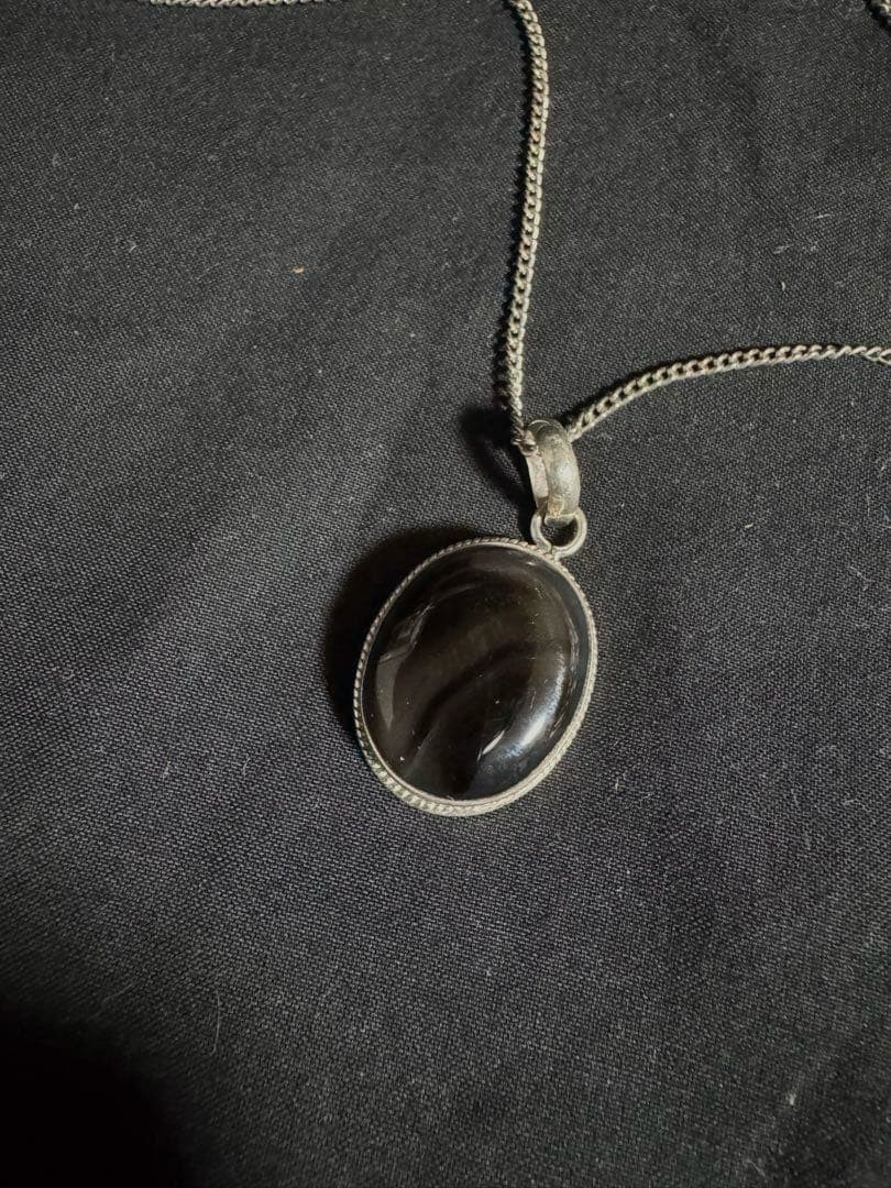 Vintage 925 Stone Power Stone Necklace