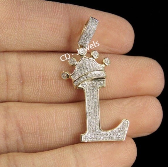 Custom Moissanite Name Pendant Personalized 925 Silver Wedding Gift For Men’s