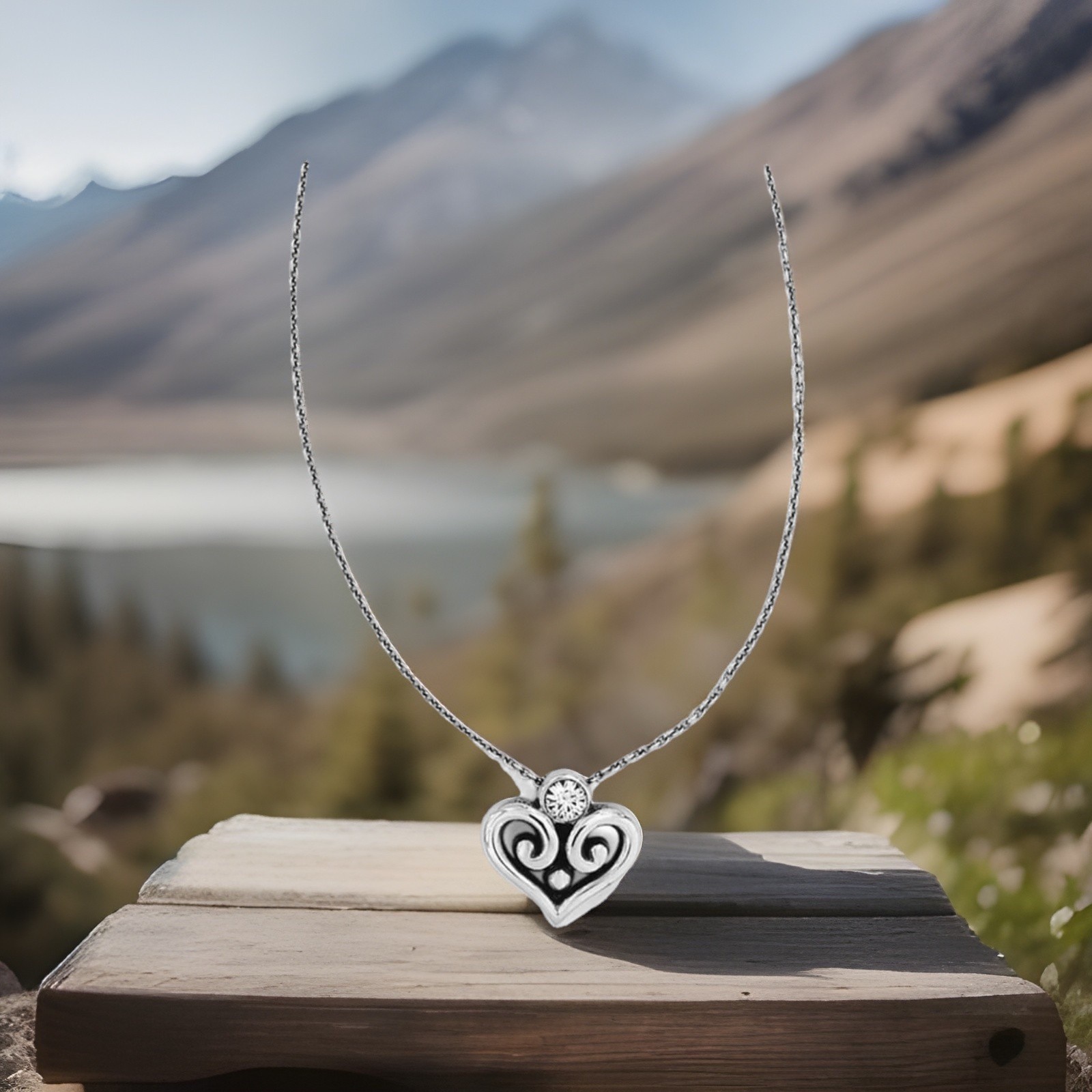 Brighton ALCAZAR HEART Necklace Small Pendant List $52 NWT Best Seller!