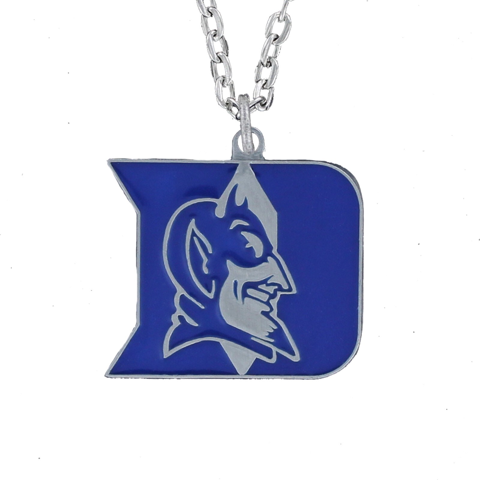 DUKE BLUE DEVILS Necklace – Enamel Pewter Charm Logo NCAA College Sports NEW