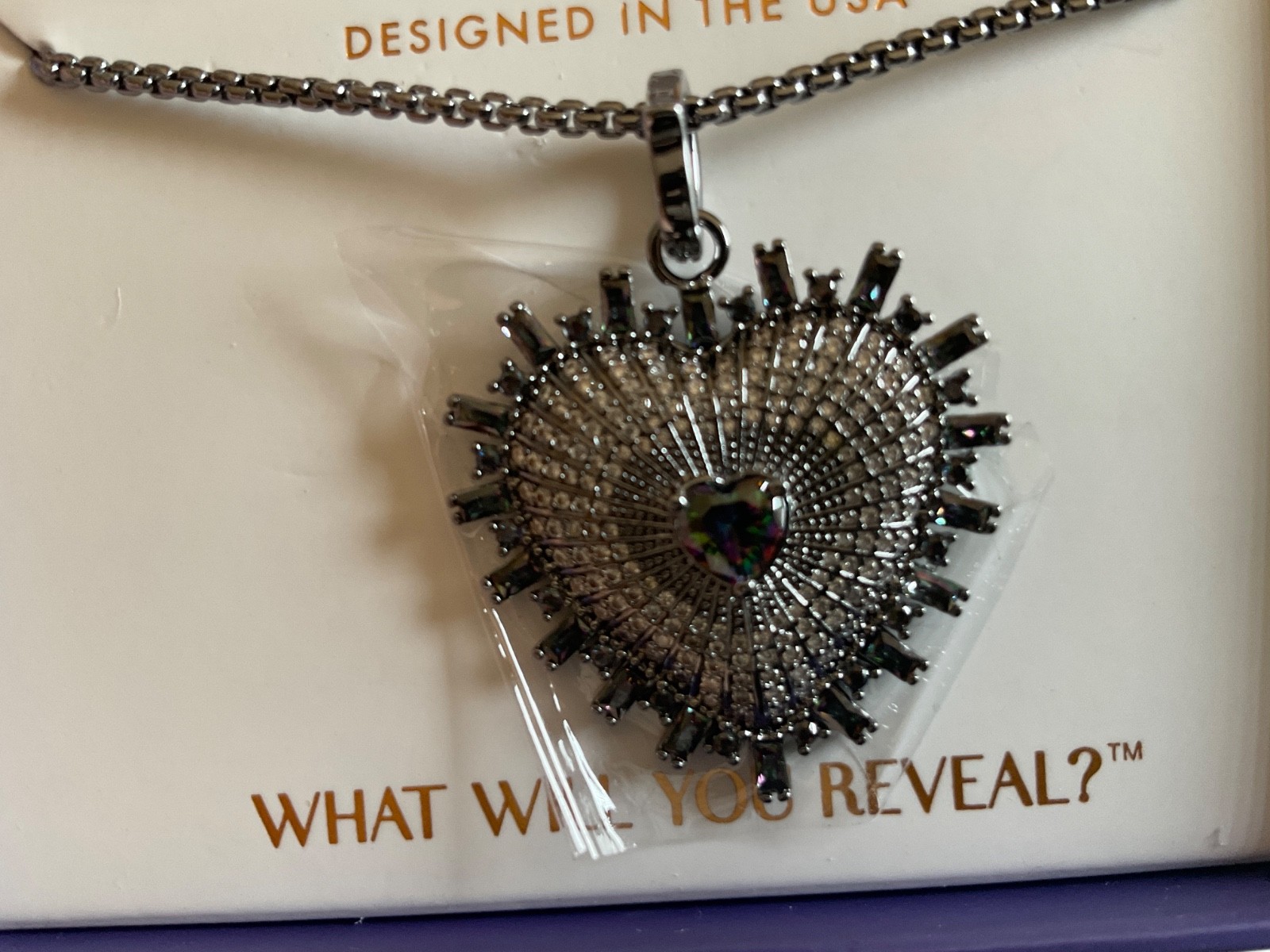Bomb Party June 2026 Heart “The Gwen Necklace” Alexandrite On Hematite