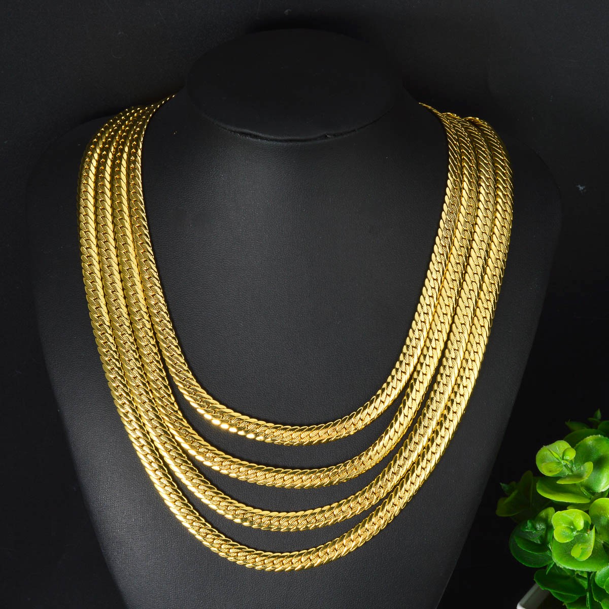18K Gold Cuban Curb Chain Necklace 750 Stamp Unisex Hip‑Hop Jewelry 18‑24in 7MM