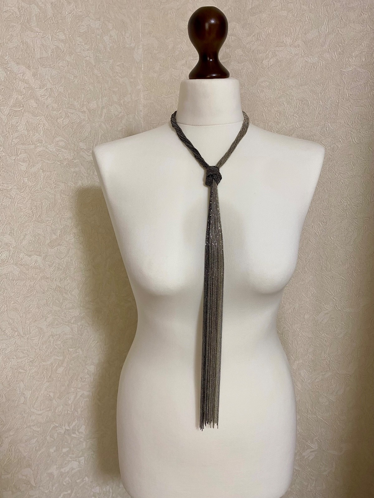 Fabiana Filippi Monili Chain Tassel Necklace