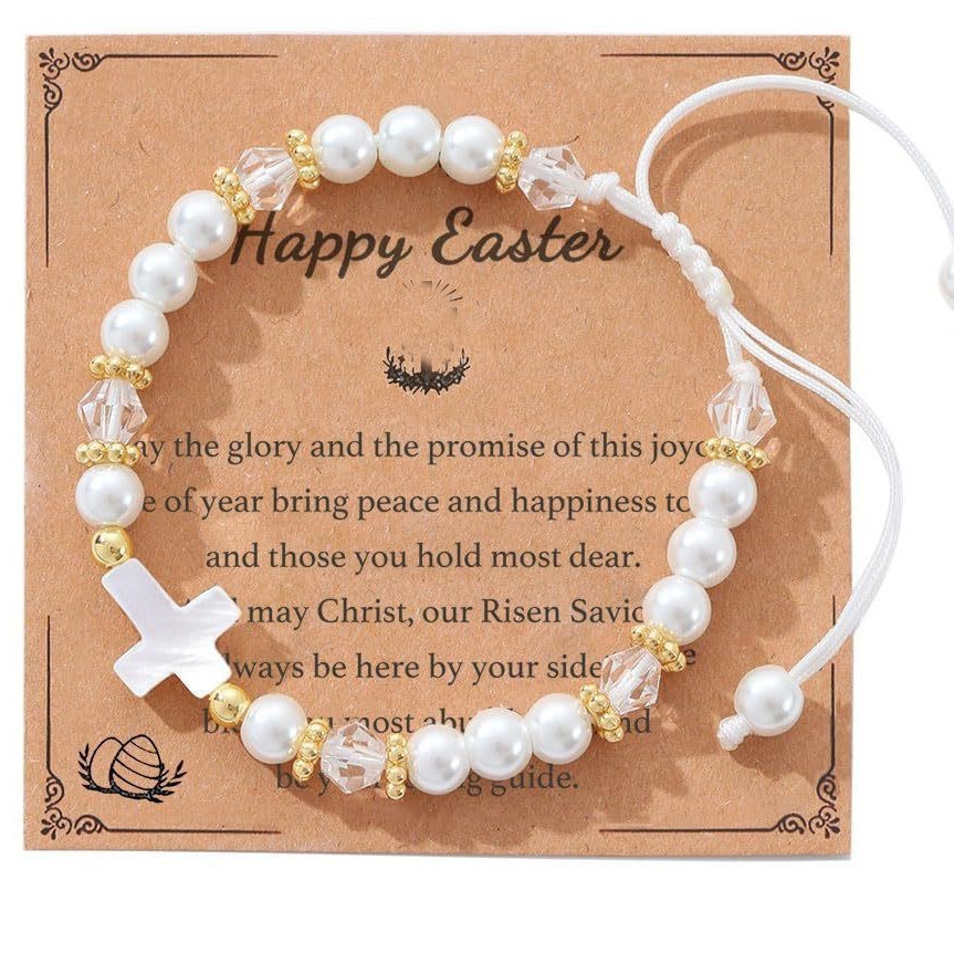 Adjustable braided bracelet with engraved stainless steel heart pendant birthday