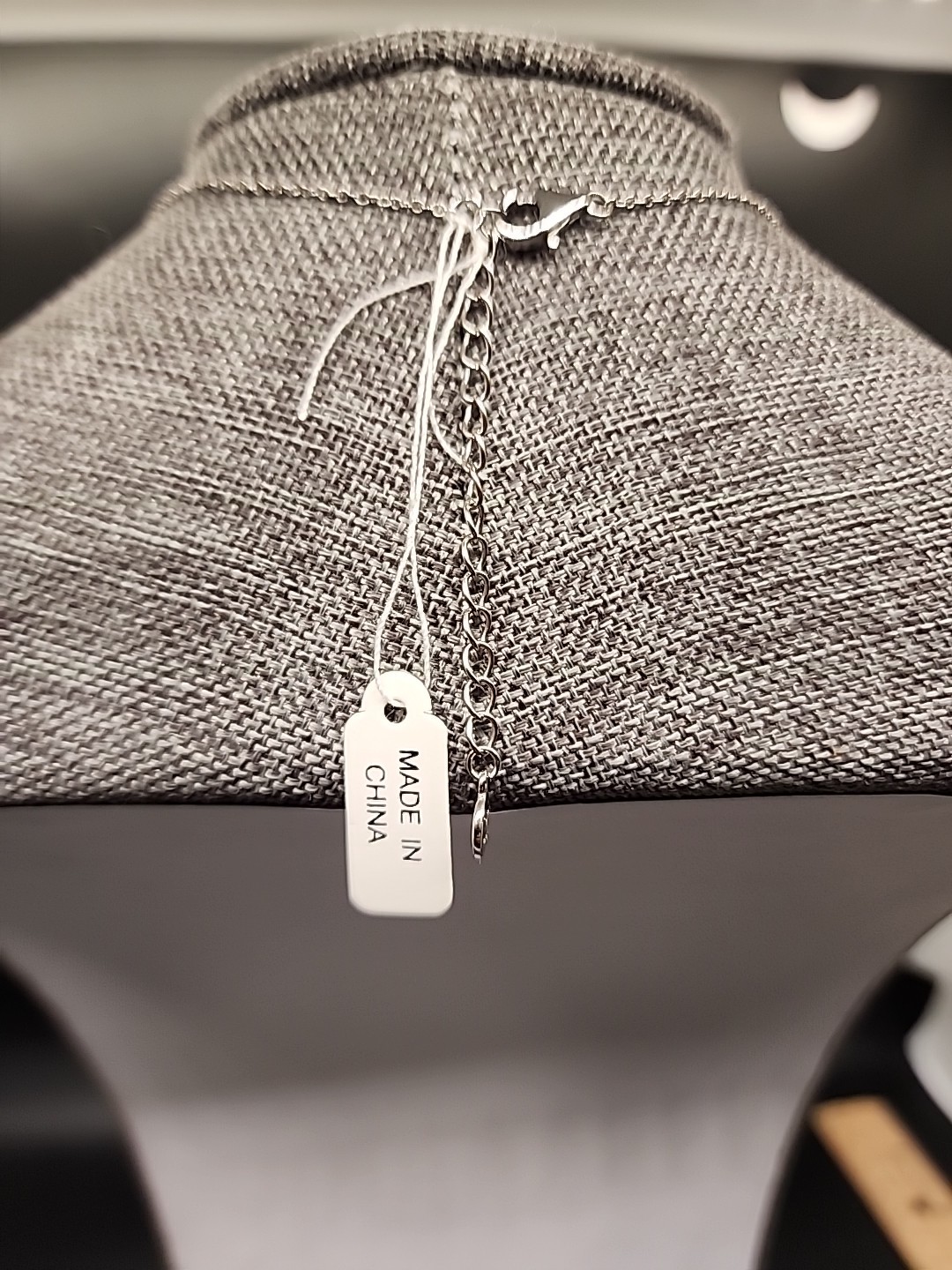 Blue Trillion Cut CZ Pendant w/ White Sapphire Accents