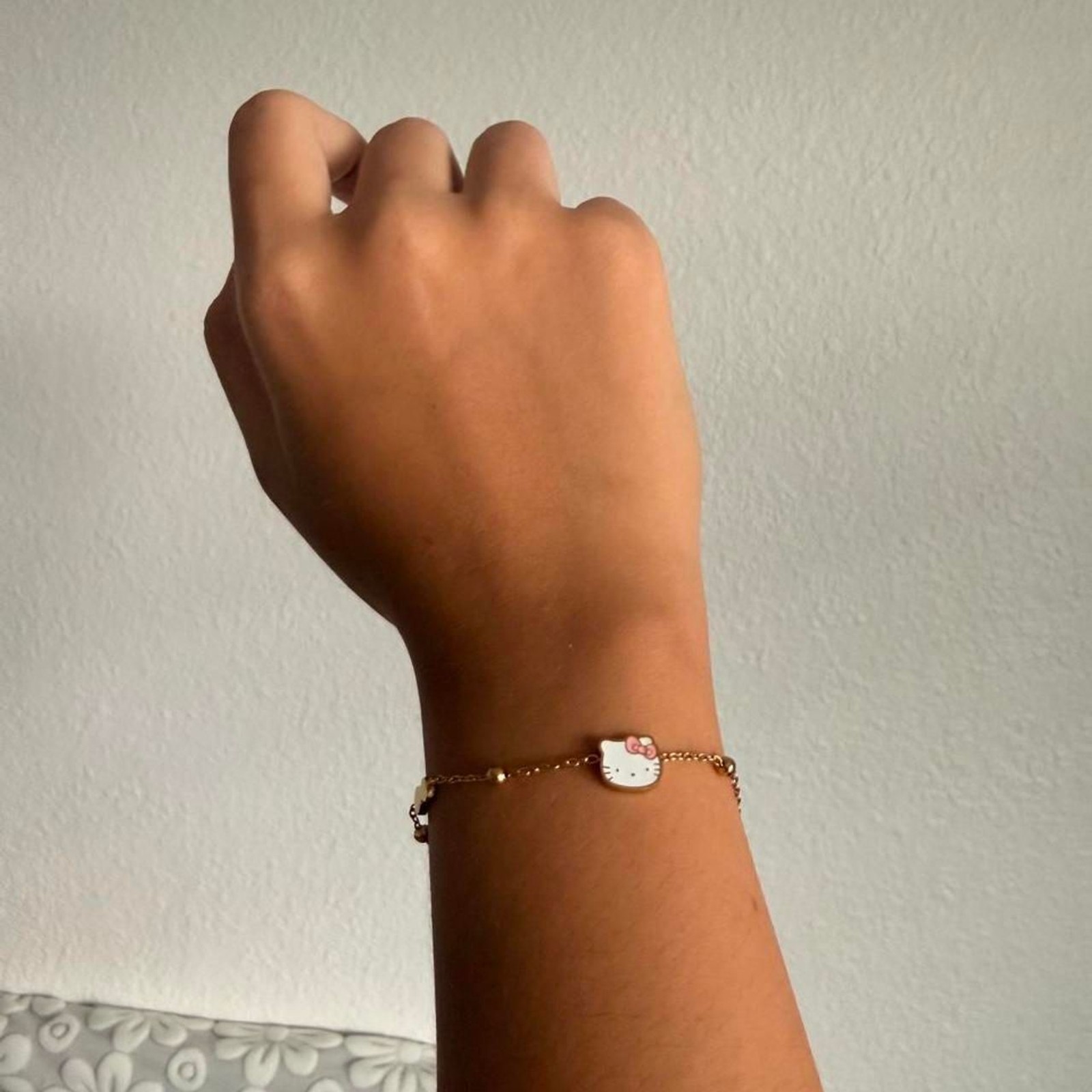Kitty Cute Stainless Steel Bracelet Summer Dopamine Style