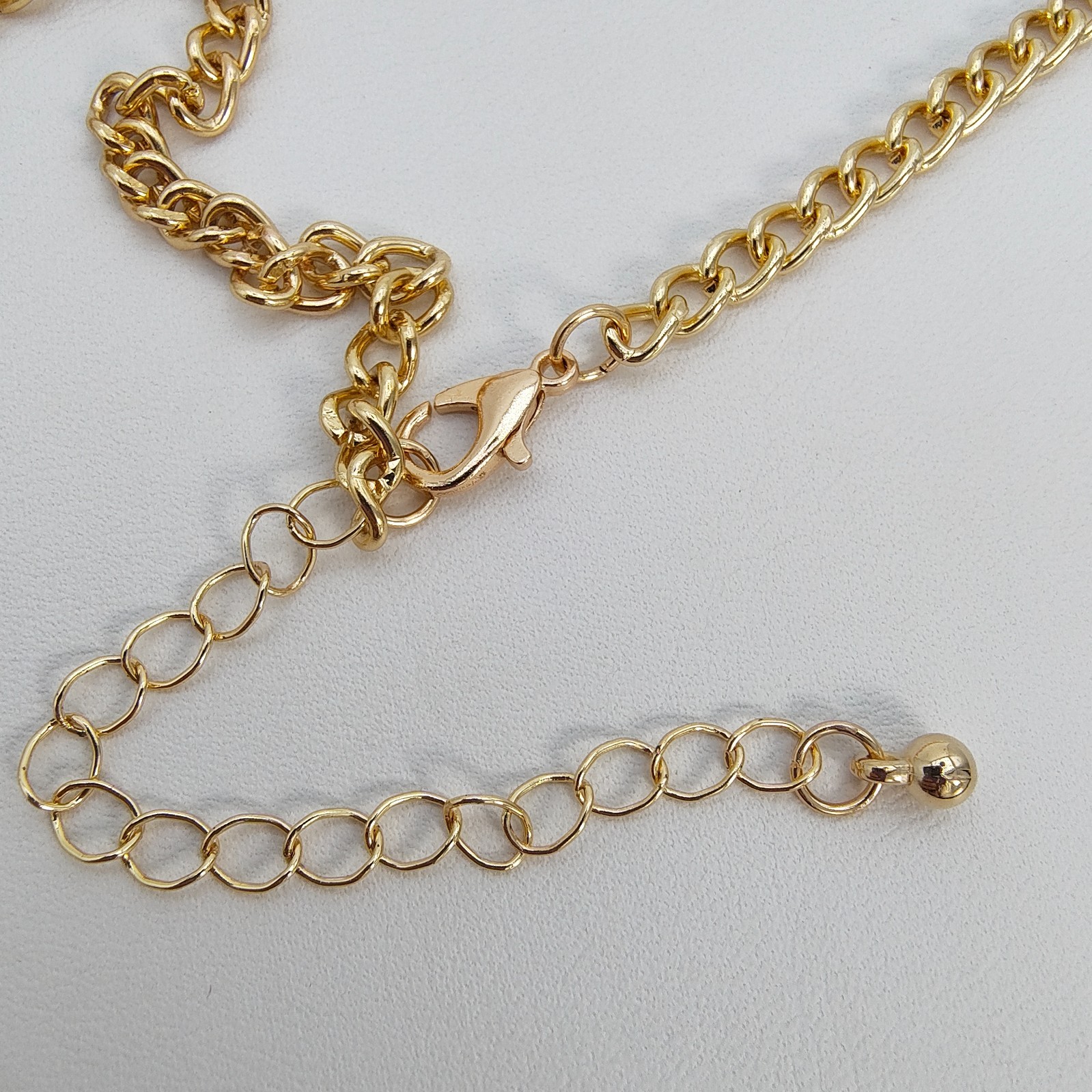 Ocean Theme Statement Y-Necklace Gold Tone Lariat Starfish Shell Mermaidcore