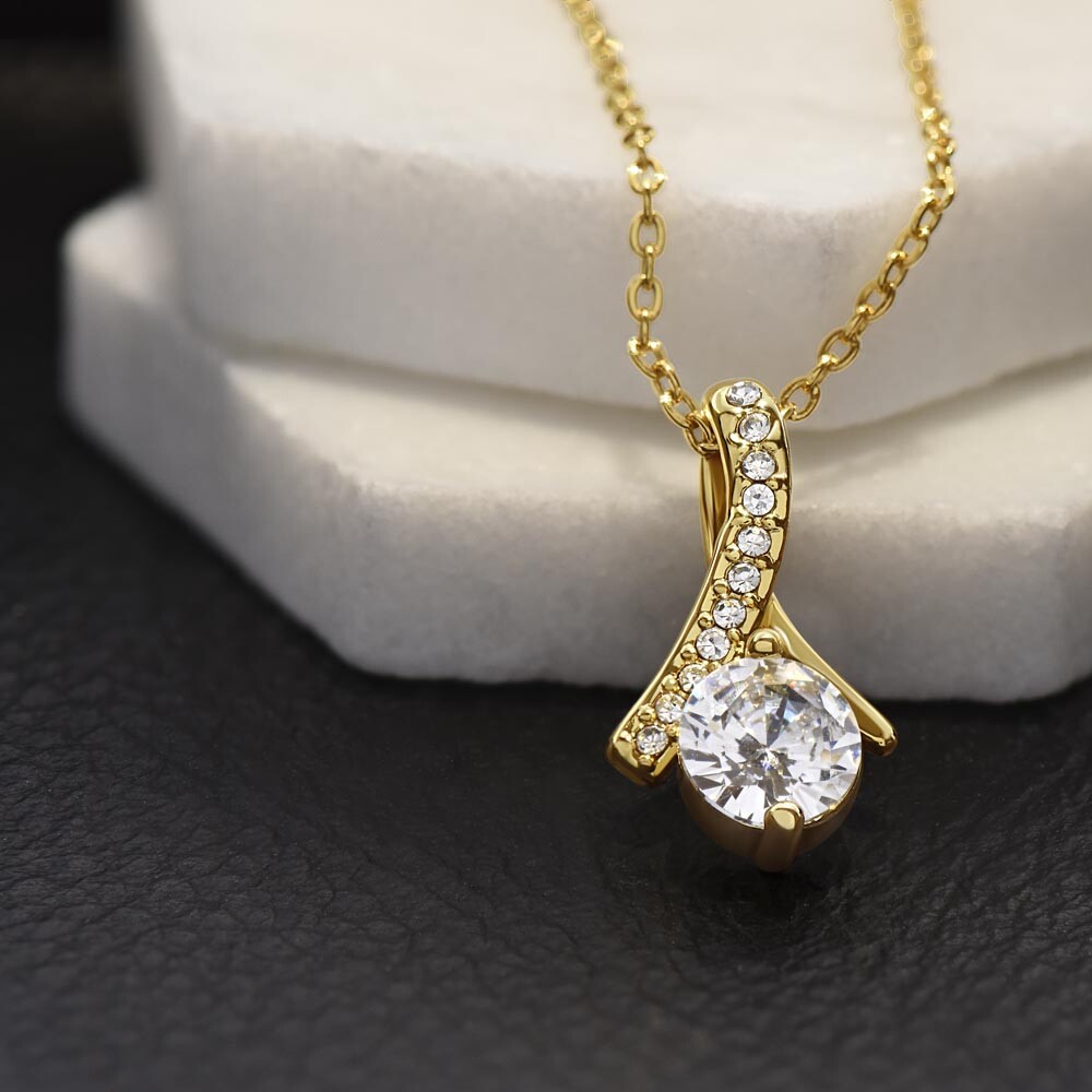 To My Wife Necklace, Gift For Wife, Anniversary Gift, Wife Birthday Gift For Her