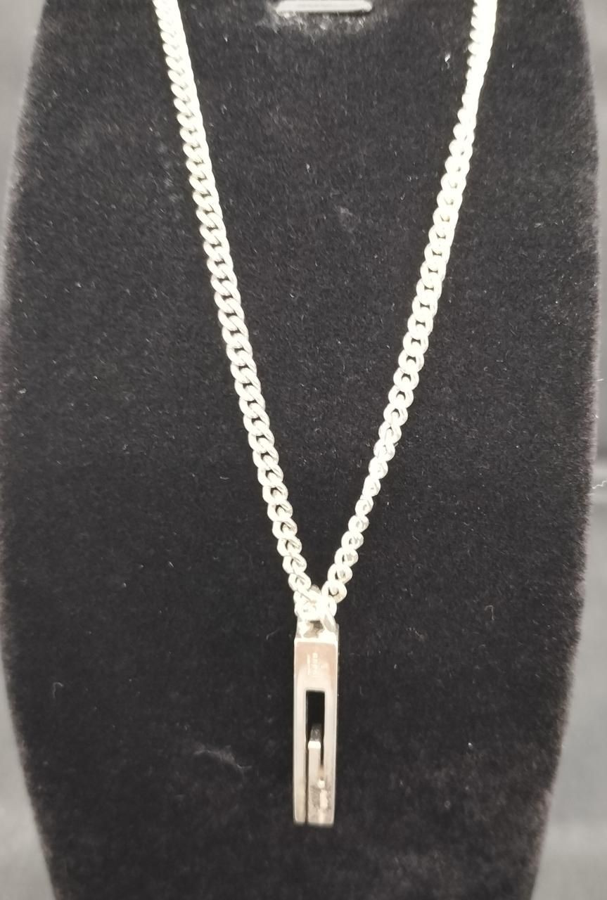 Gucci Silver Necklace 46cm Used