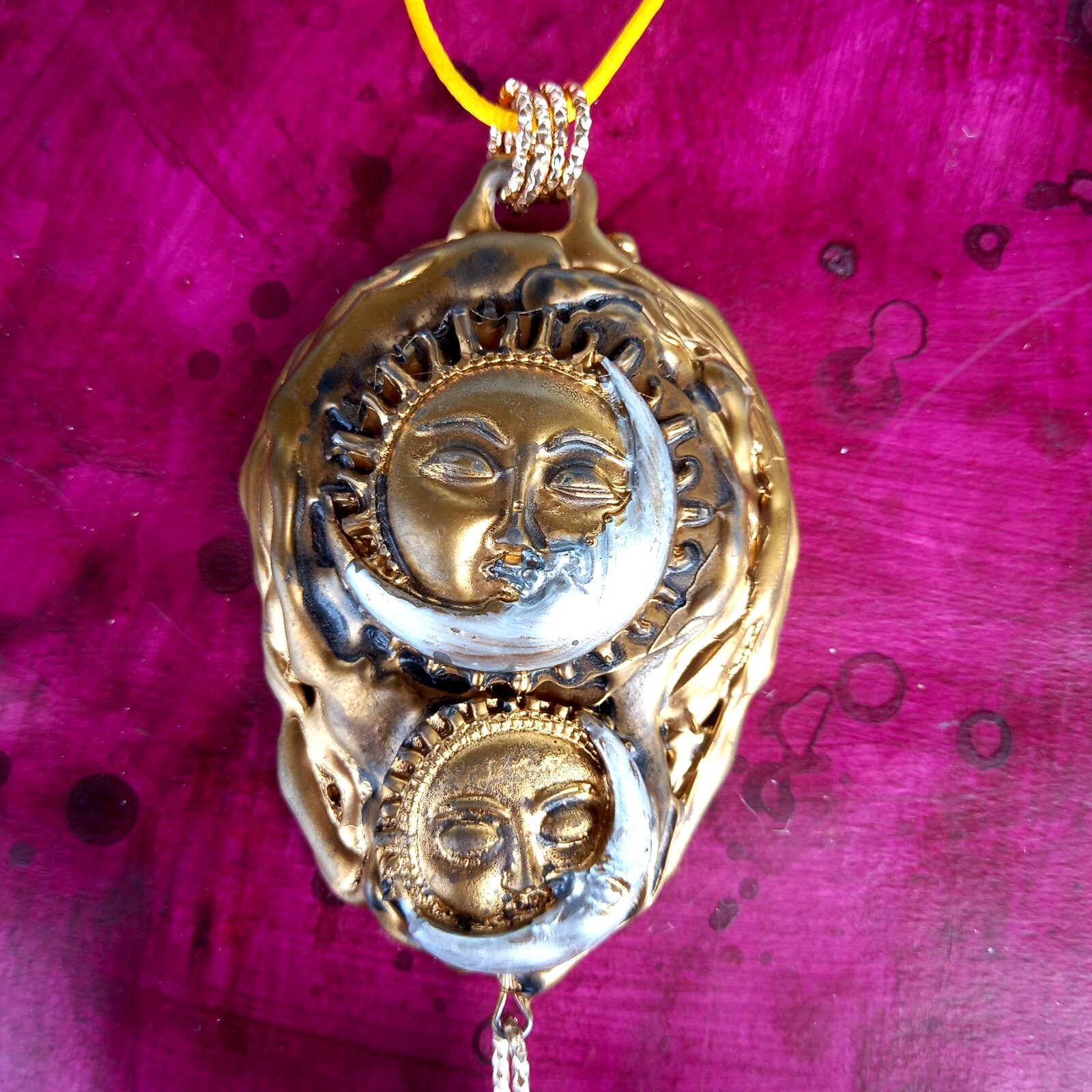 Alchemy Witchcraft Magic Talisman Esoteric Moon Sun Infinity Urn Snake Ouroboros