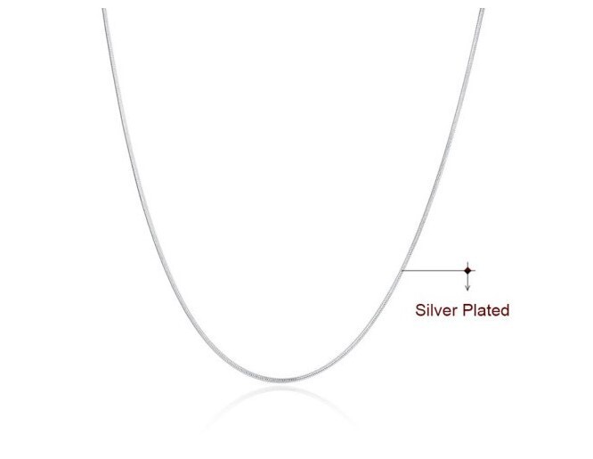 925 Sterling Silver Snake Chain Necklace 1MM 16, 18, 20, 22, 24 Inch – SALE