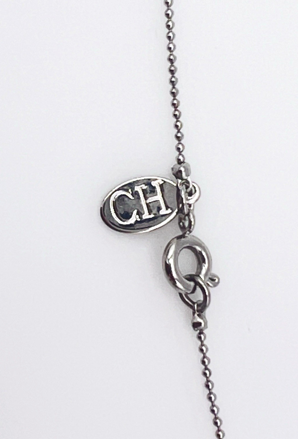 Carolina Herrera Celestial Blue Crystal Crescent Moon Star Heart Y Drop Necklace