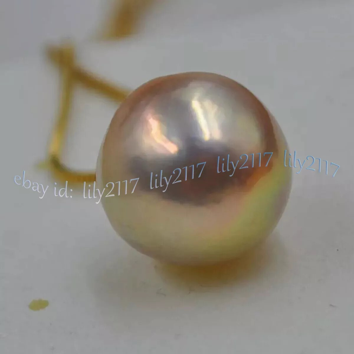 13-15mm Genuine Natural Rainbow Multicolor Baroque Keshi Pearl Pendant Necklace