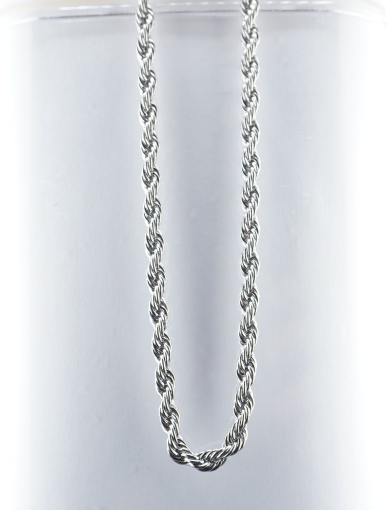 Neckless -Stainless Steel Rope Chain 22″ @ 4.5mm (NEW)
