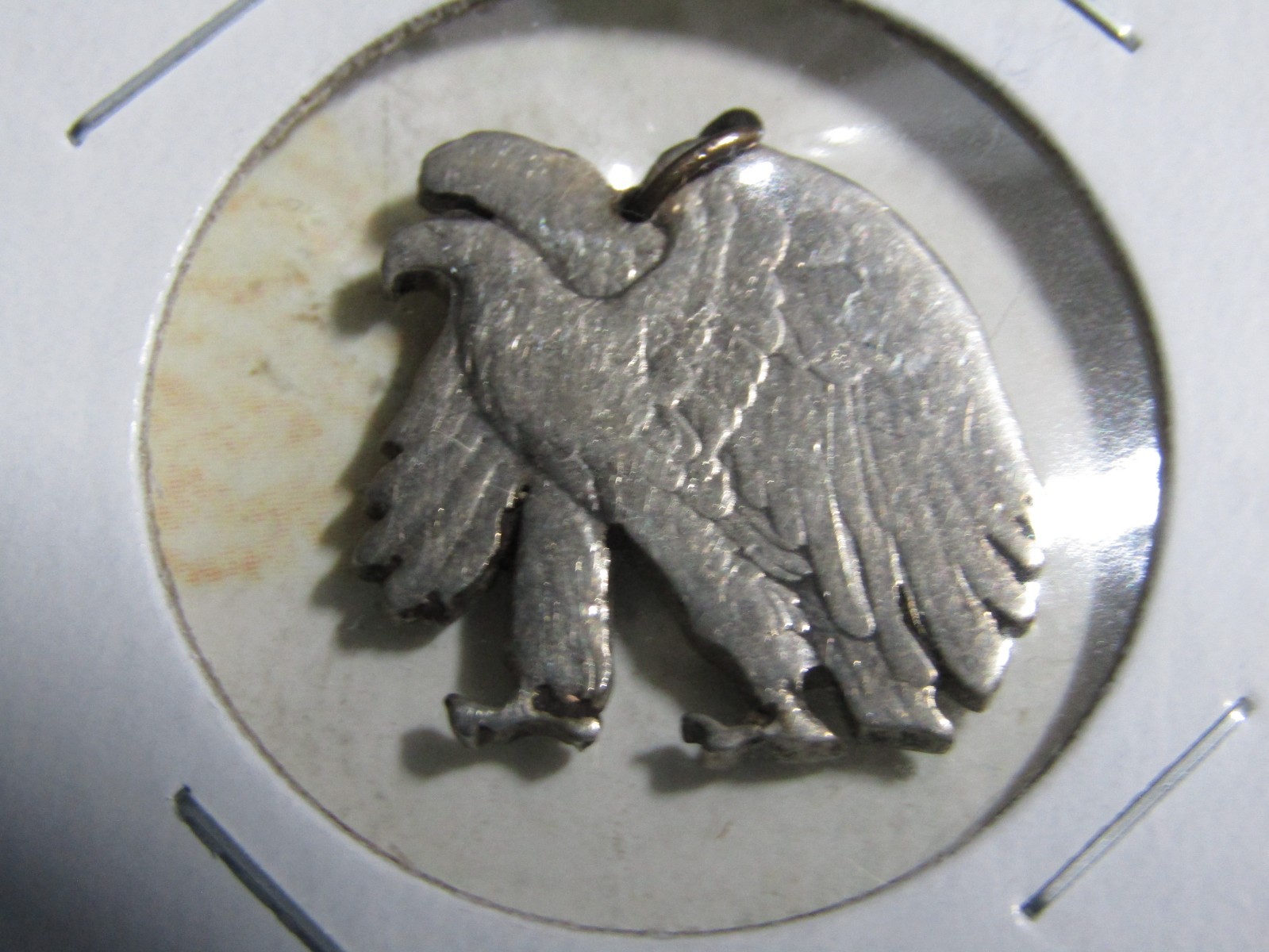 Vintage Walking Liberty Pendant Cutout From 90 % Silver #309