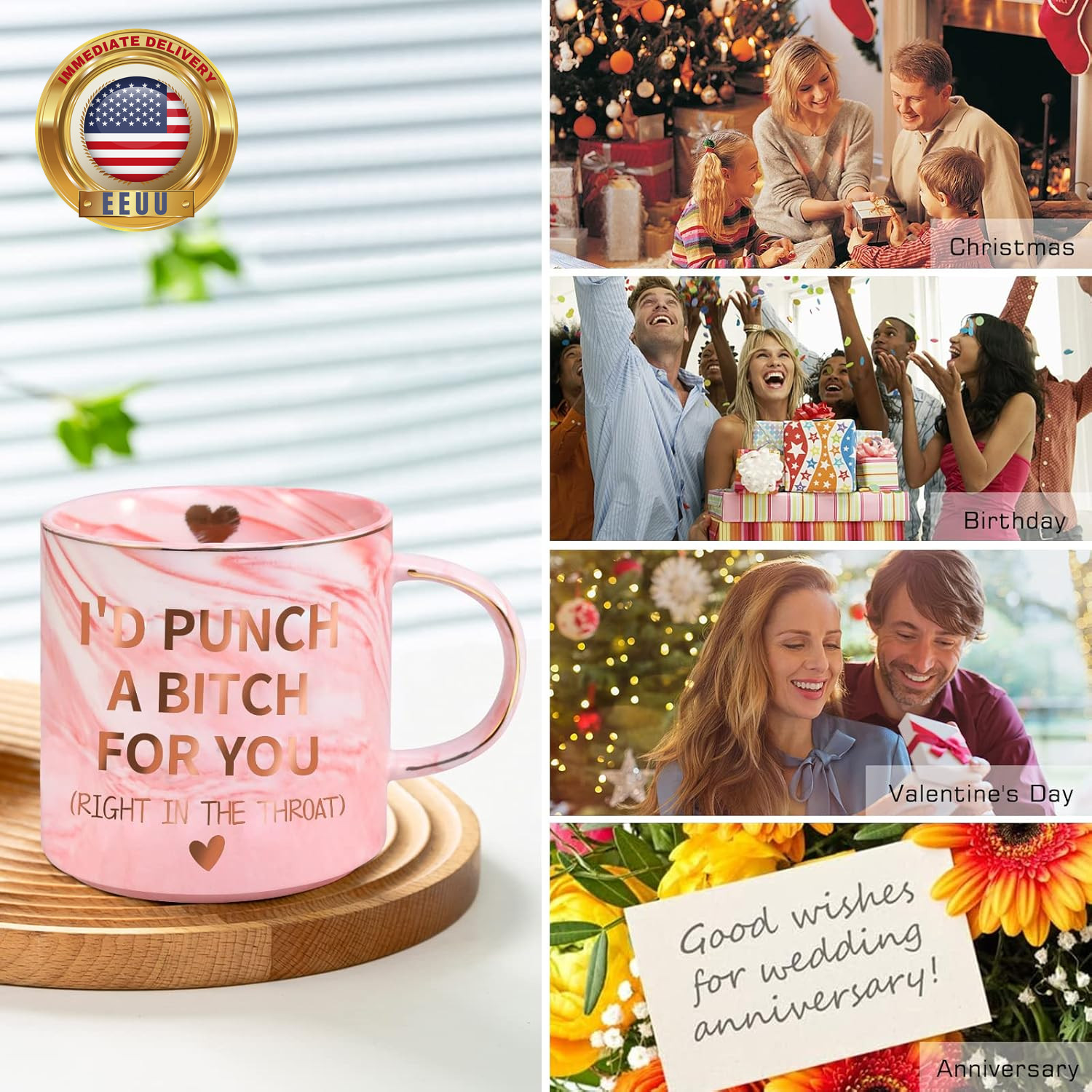Mothers Day Gifts for Mom Wife from Daughter Son, Birthday Gifts for Women Her G