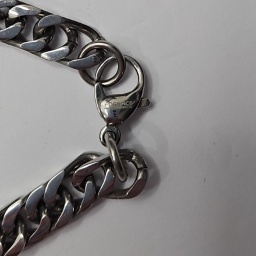 Stainless Steel Necklace Flat Cuban Curb Link Design