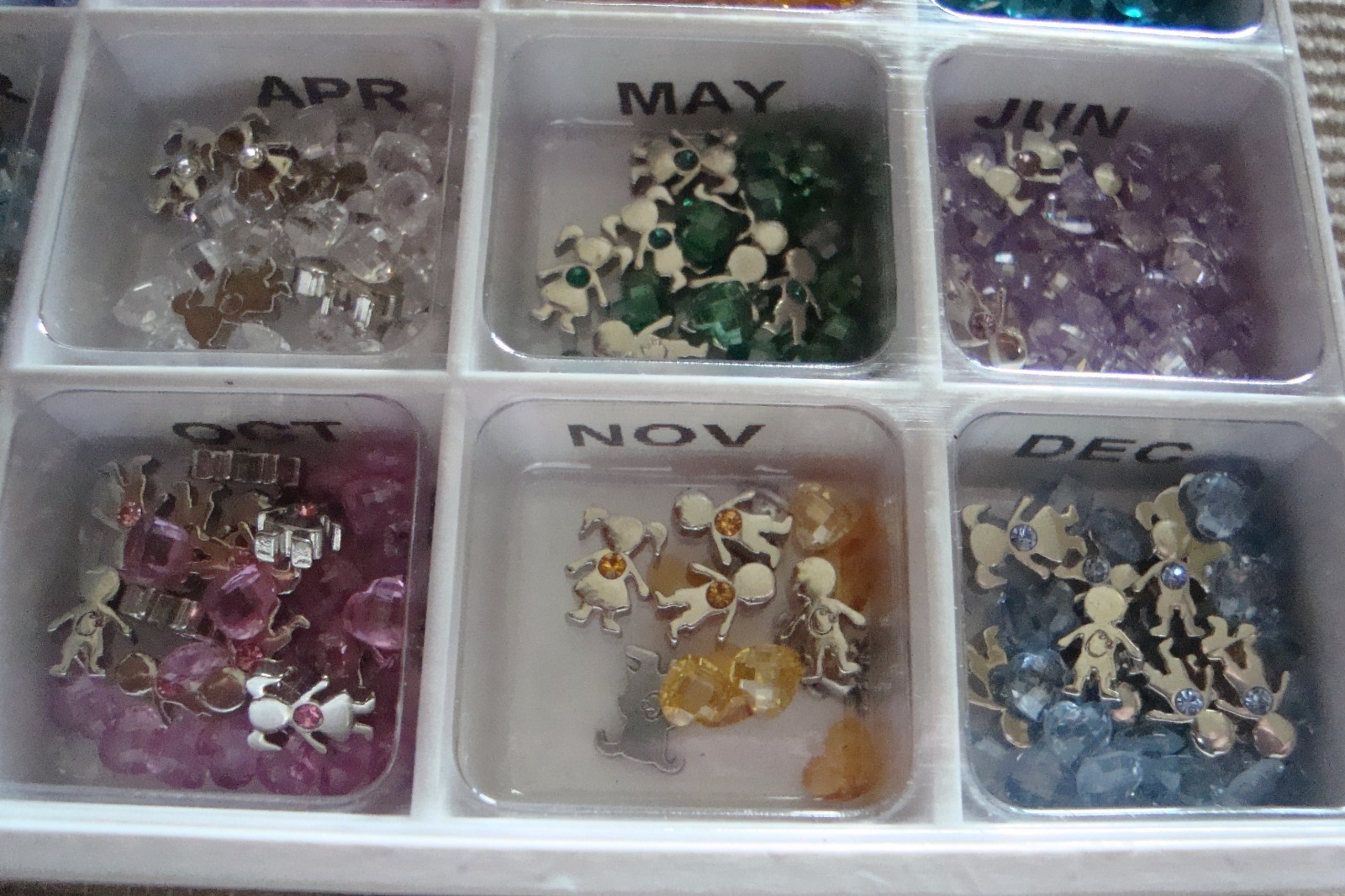 Origami Owl “Your Choice” Silver Girl/Boy/Heart/Round Birthstone Charms-New + A